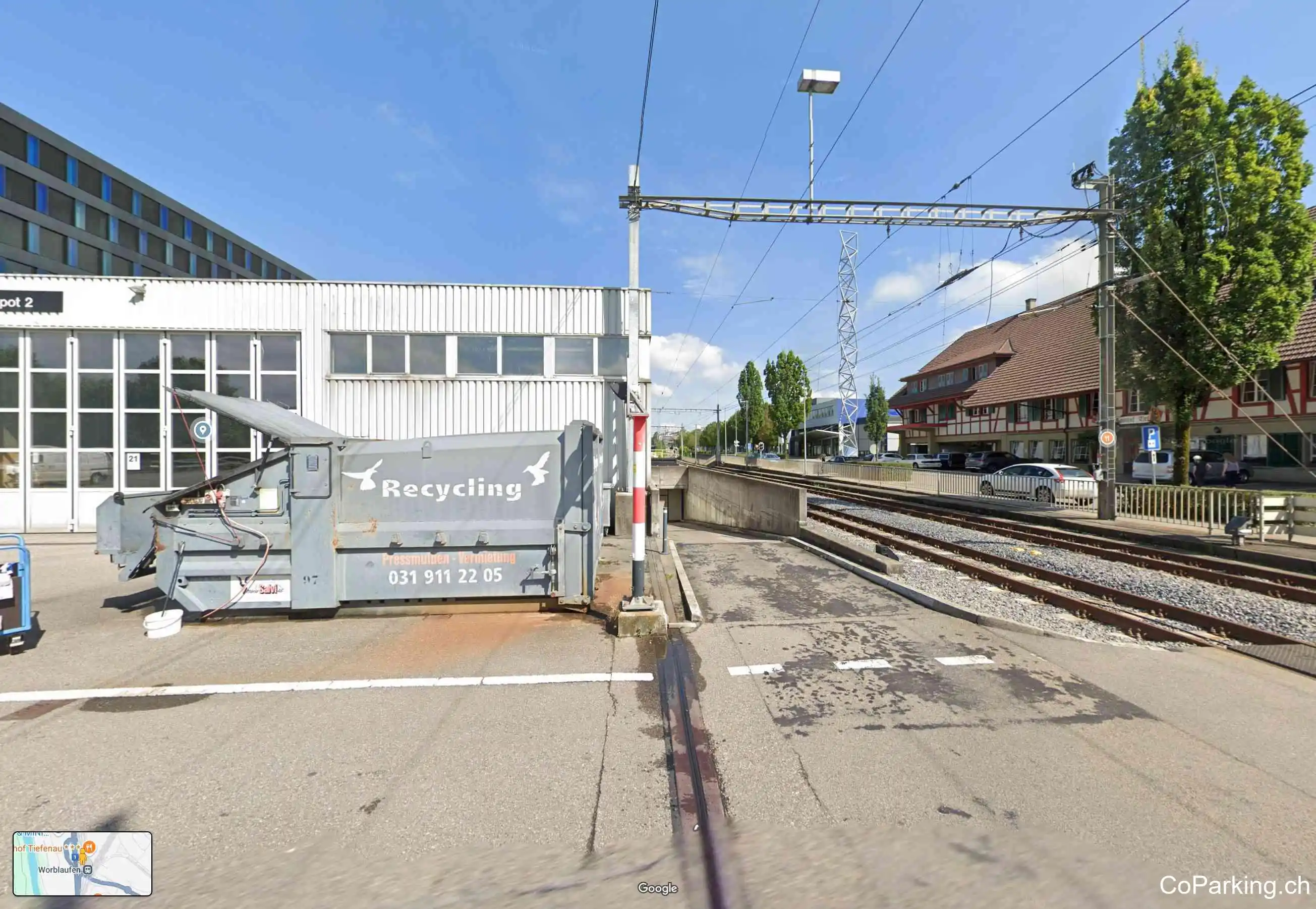 P+Rail Worblaufen West, Bahnhofplatz (RBS)