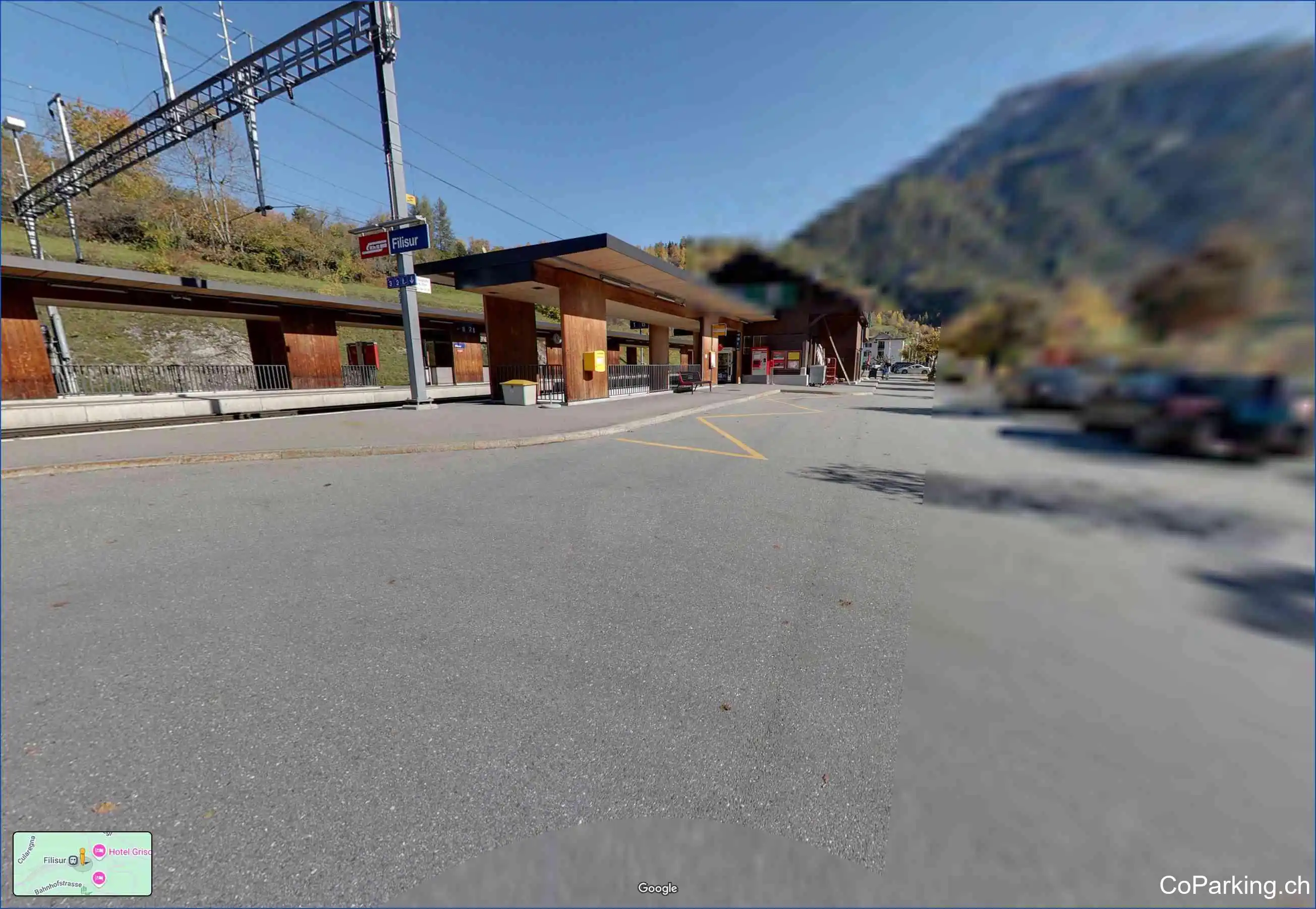 P+Rail Filisur (RhB), Bahnhof Filisur, Filisur, 7477