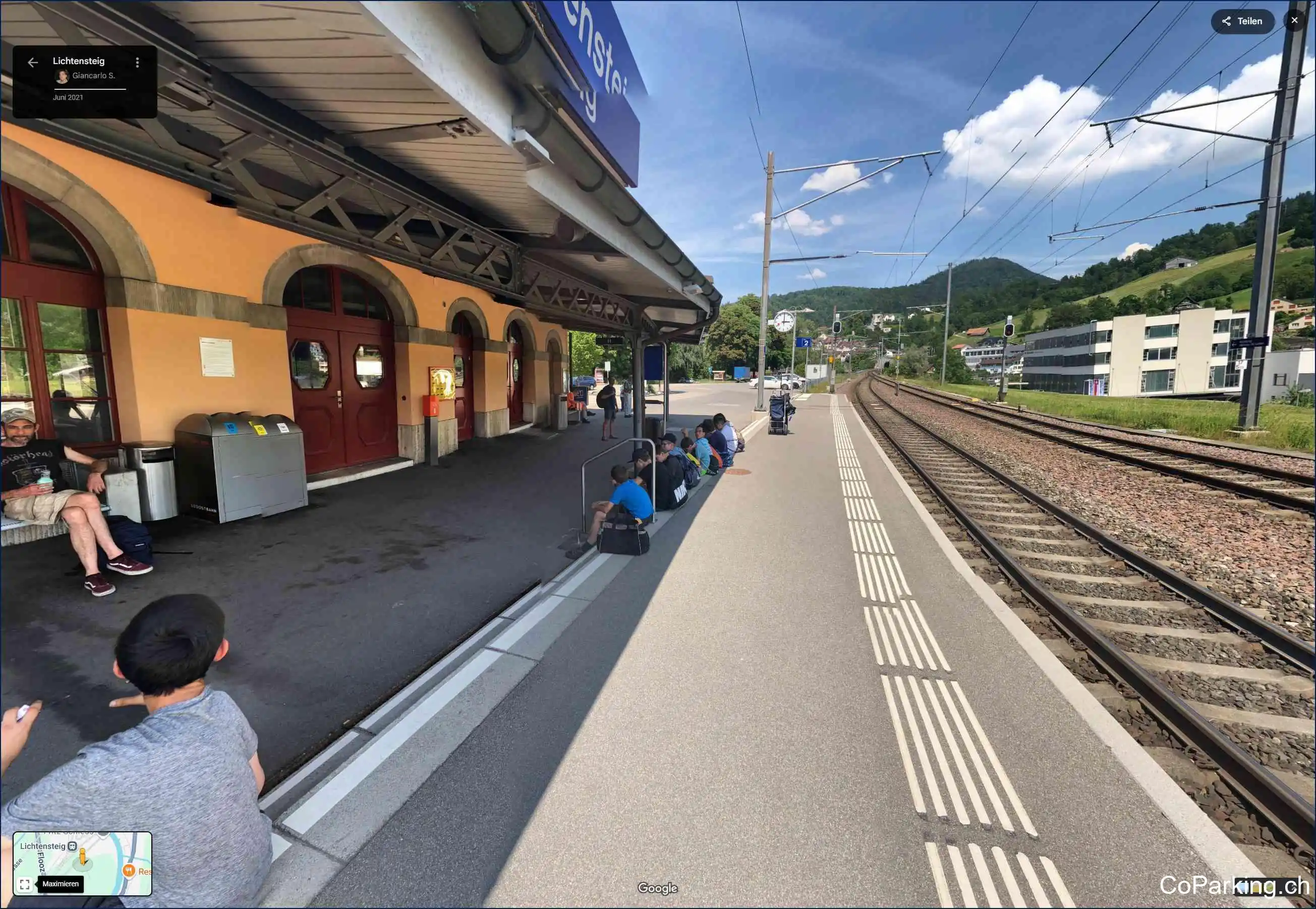 P+Rail Lichtensteig (SOB), Bahnhof Lichtensteig, Lichtensteig, 9620