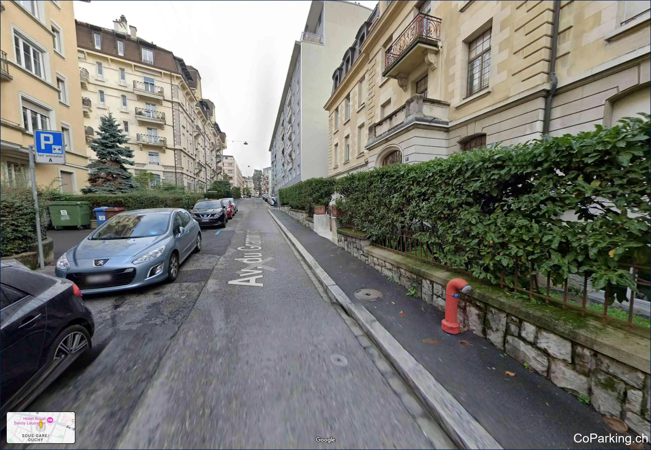 Parking Av. du Grammont, Avenue du Grammont, Lausanne, 1001