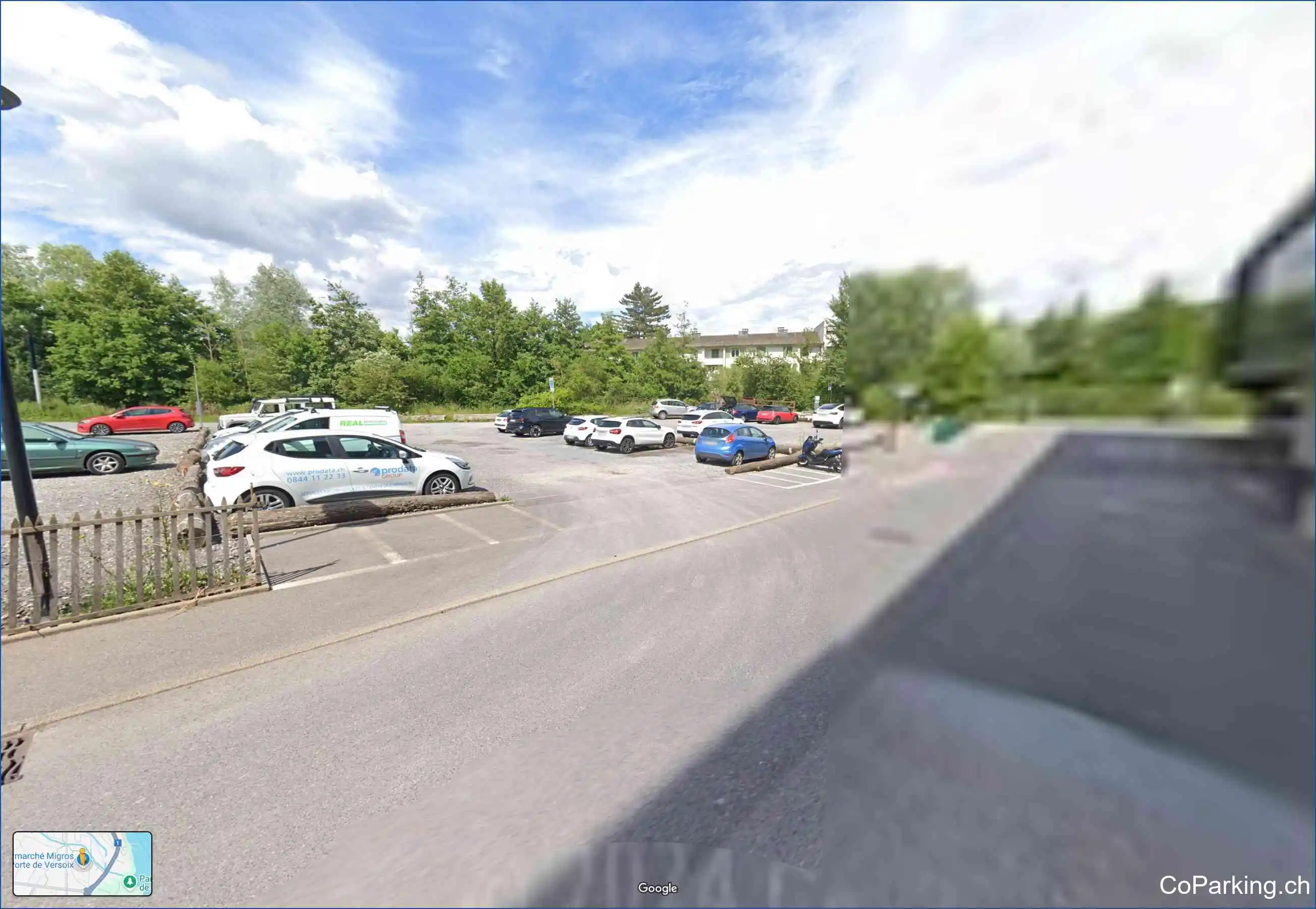 Parking Migros Supermarket, Chemin de la Scie, Versoix, 1290