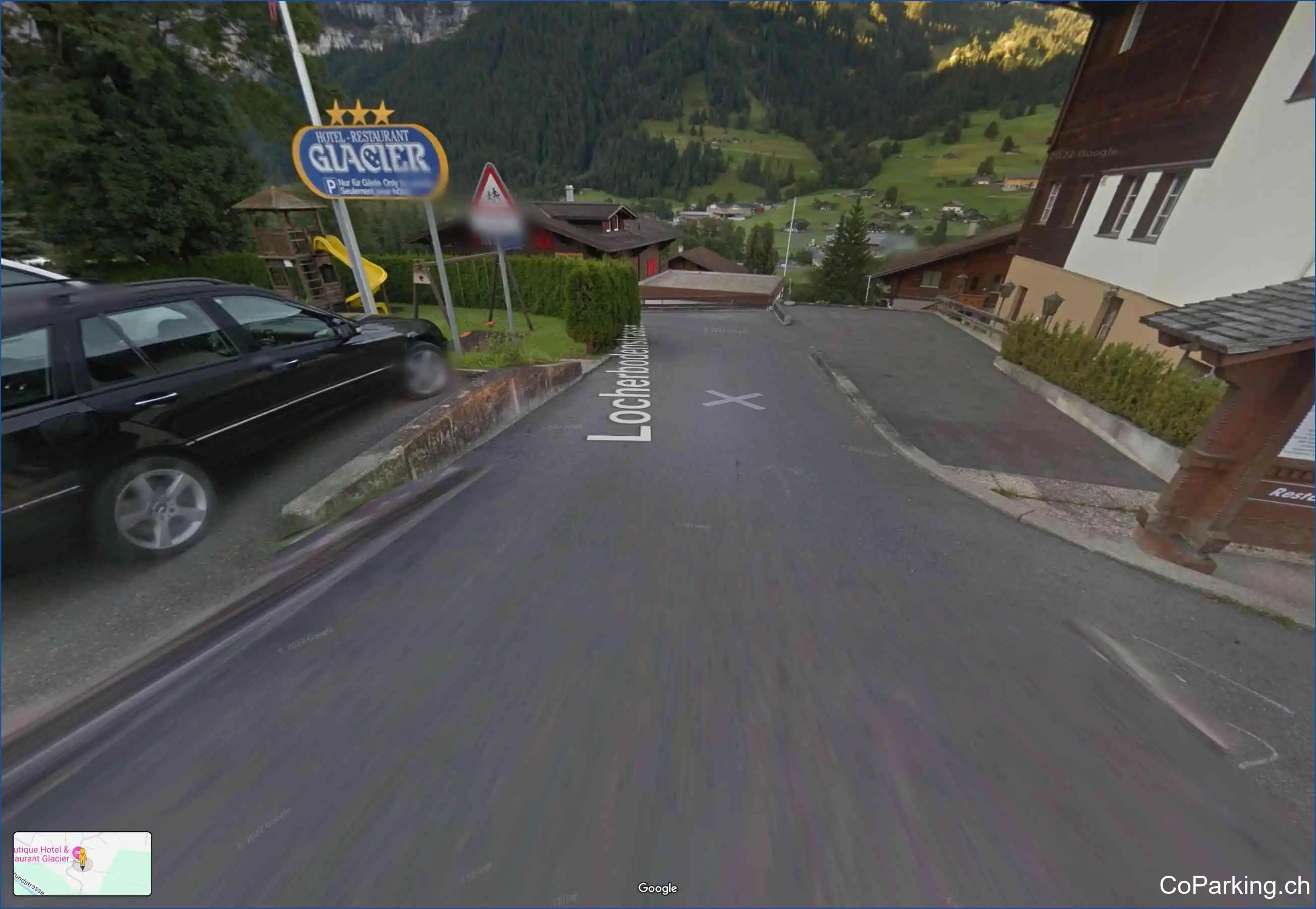 Parking Locherbodenstr., Locherbodenstrasse, Grindelwald, 3818
