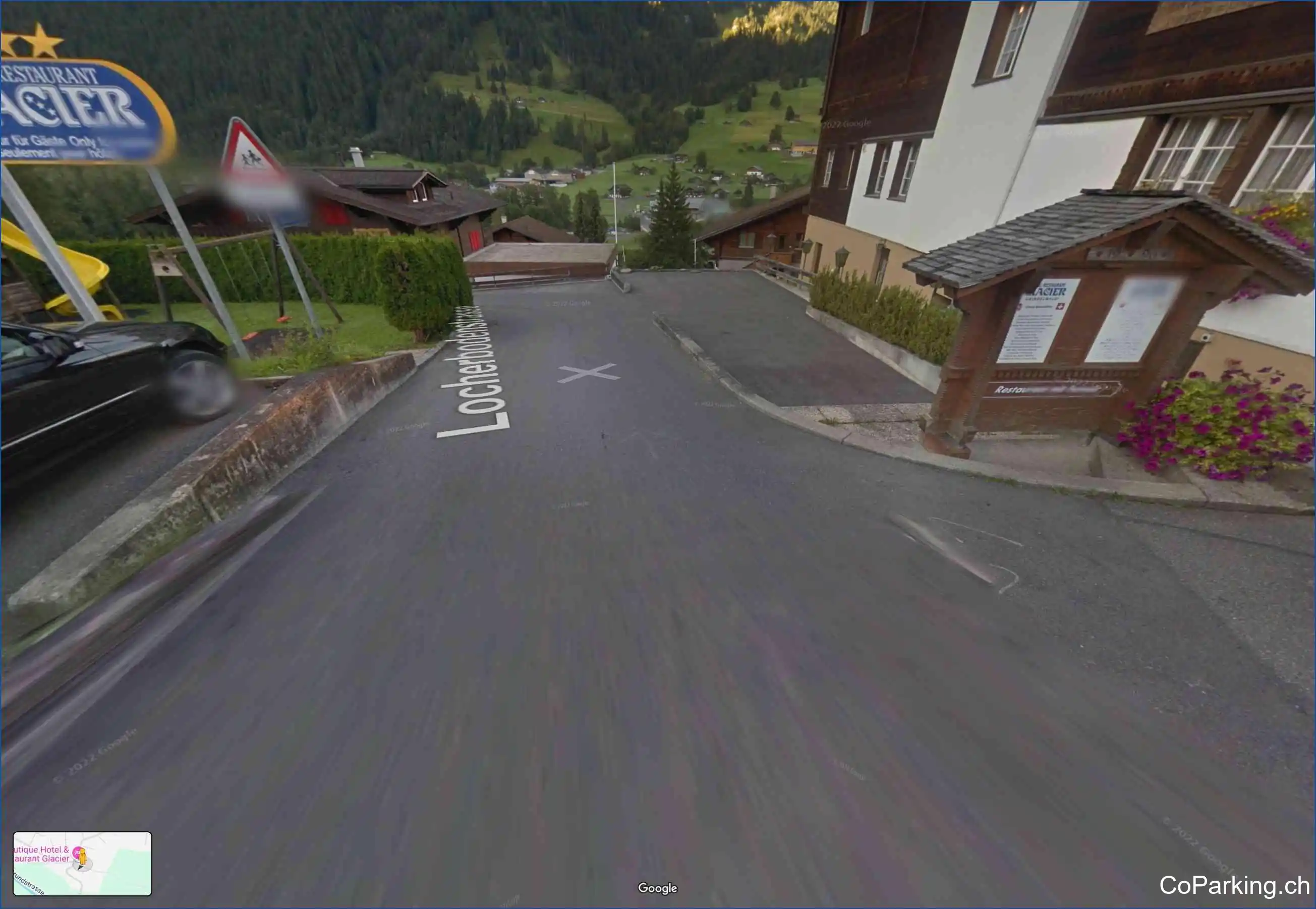 Parking Locherbodenstr., Locherbodenstrasse, Grindelwald, 3818