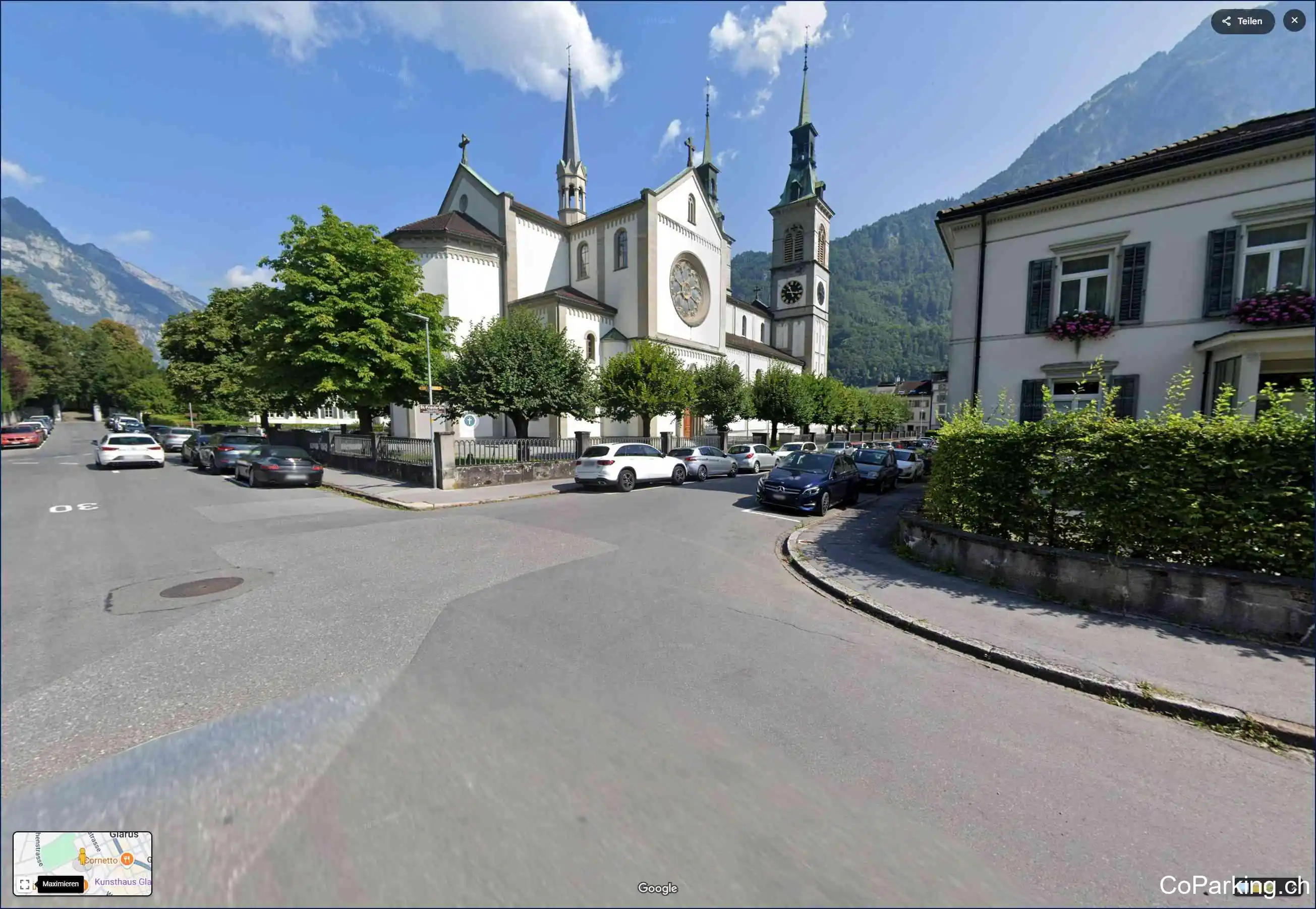 Parking Ägidius-Tschudi-Str., Ägidius-Tschudi-Strasse, Glarus, 8750