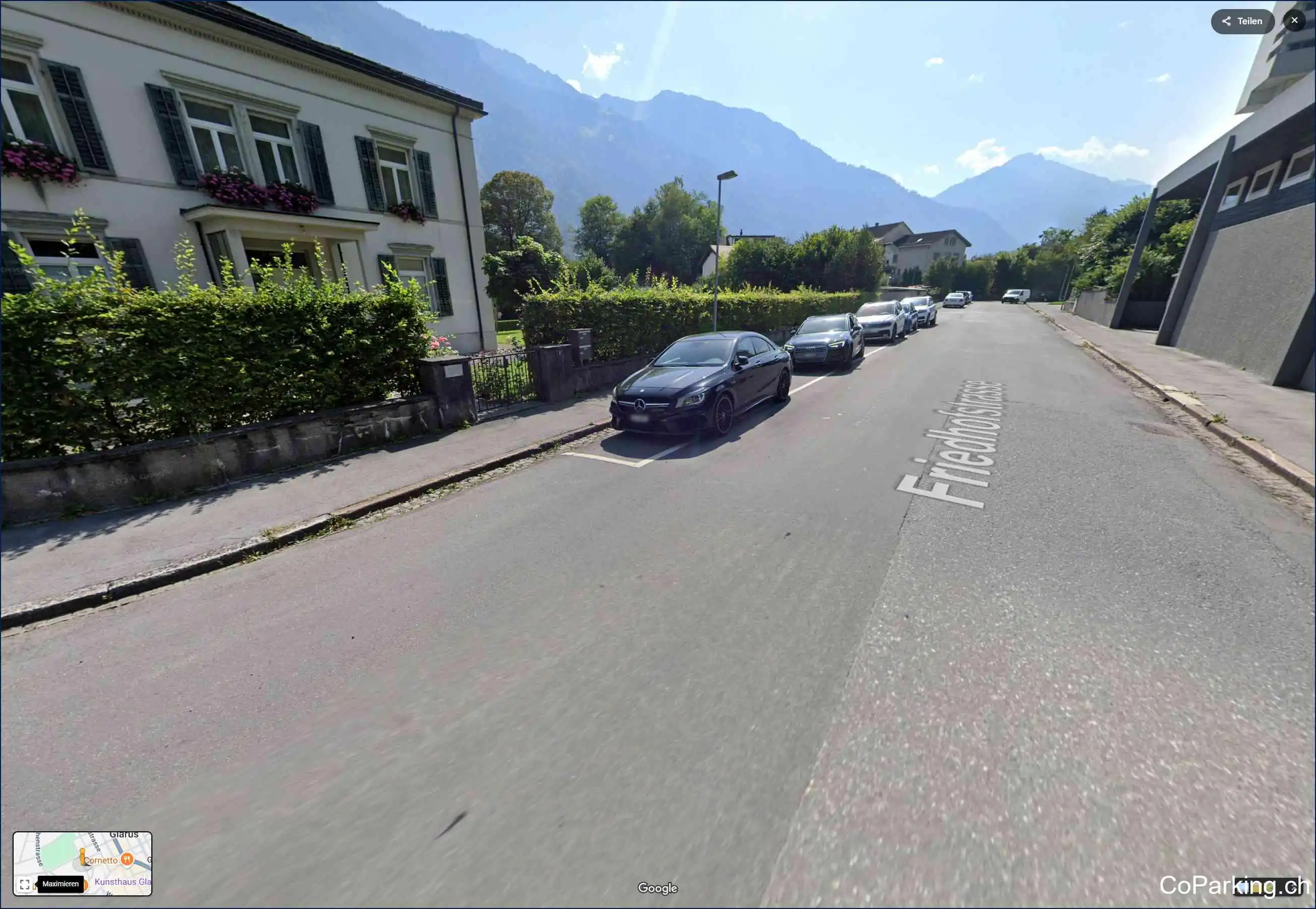 Parking Ägidius-Tschudi-Str., Ägidius-Tschudi-Strasse, Glarus, 8750