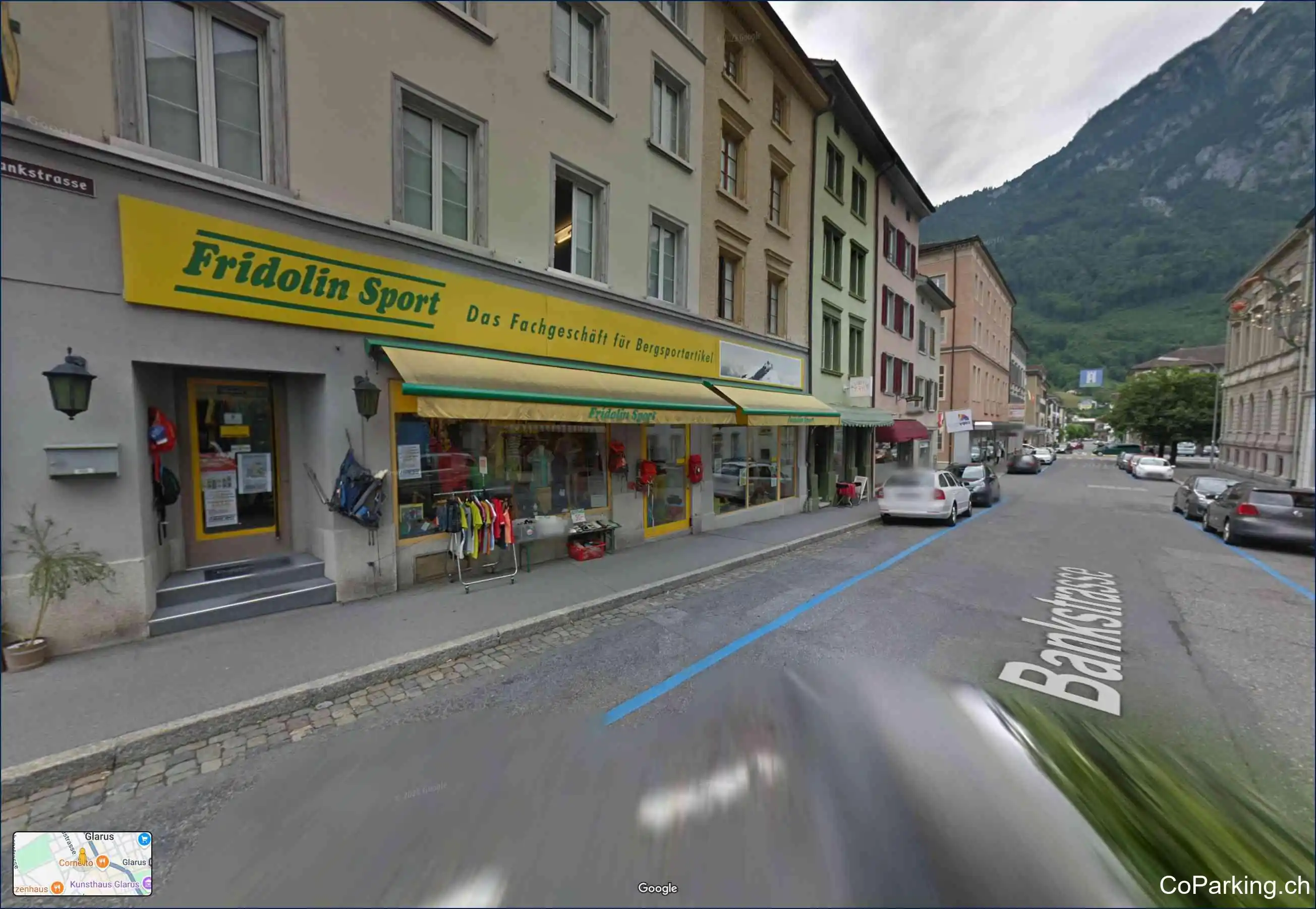 Parking Bankstr., Bankstrasse, Glarus, 8755