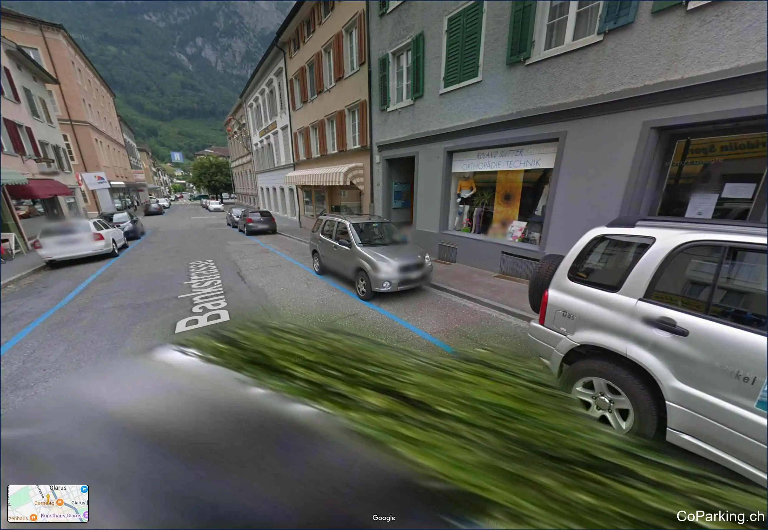 Parking Bankstr., Bankstrasse, Glarus, 8755