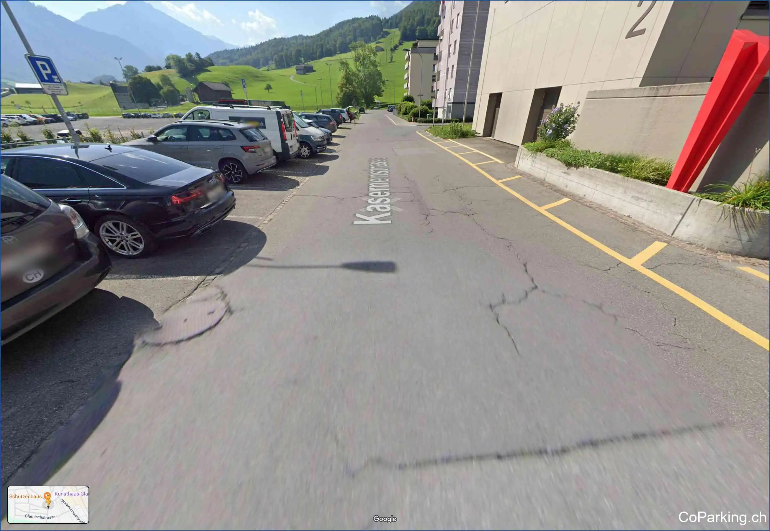 Parking Kasernenstr., Kasernenstrasse, Glarus, 8755