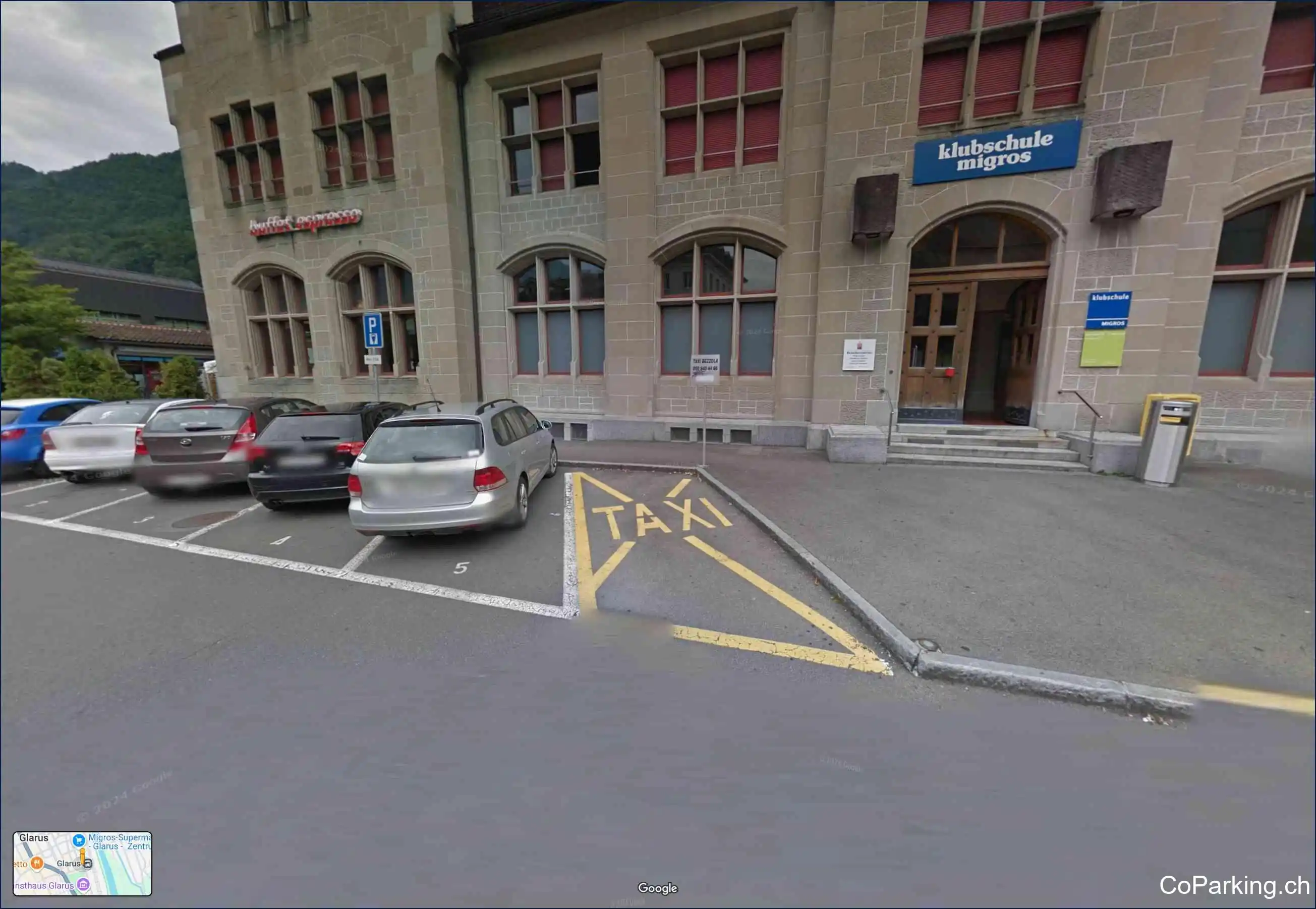 Parking Bahnhofplatz/Mobility,  Bahnhofplatz, Glarus, 8755