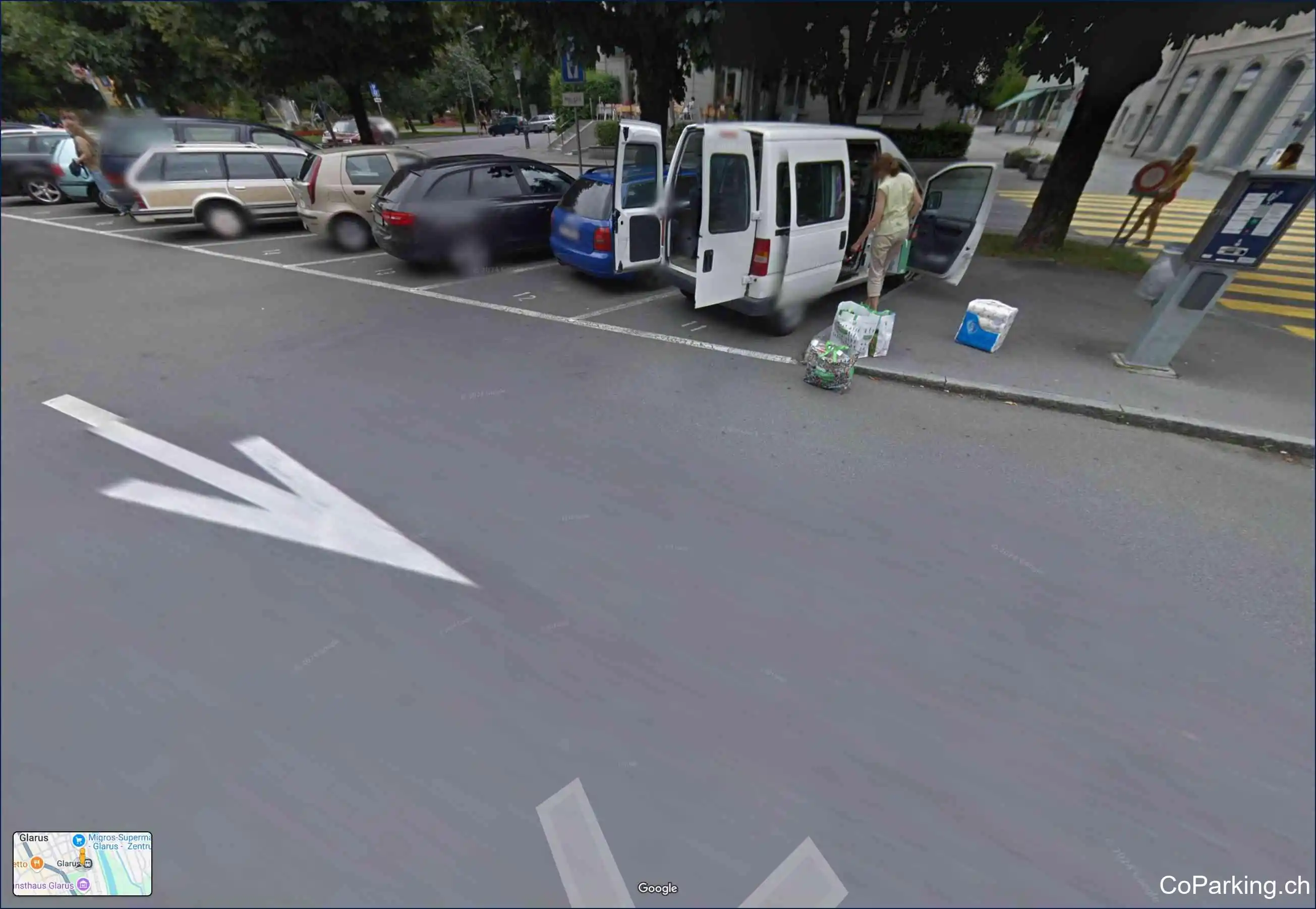 Parking Bahnhofplatz/Mobility,  Bahnhofplatz, Glarus, 8755