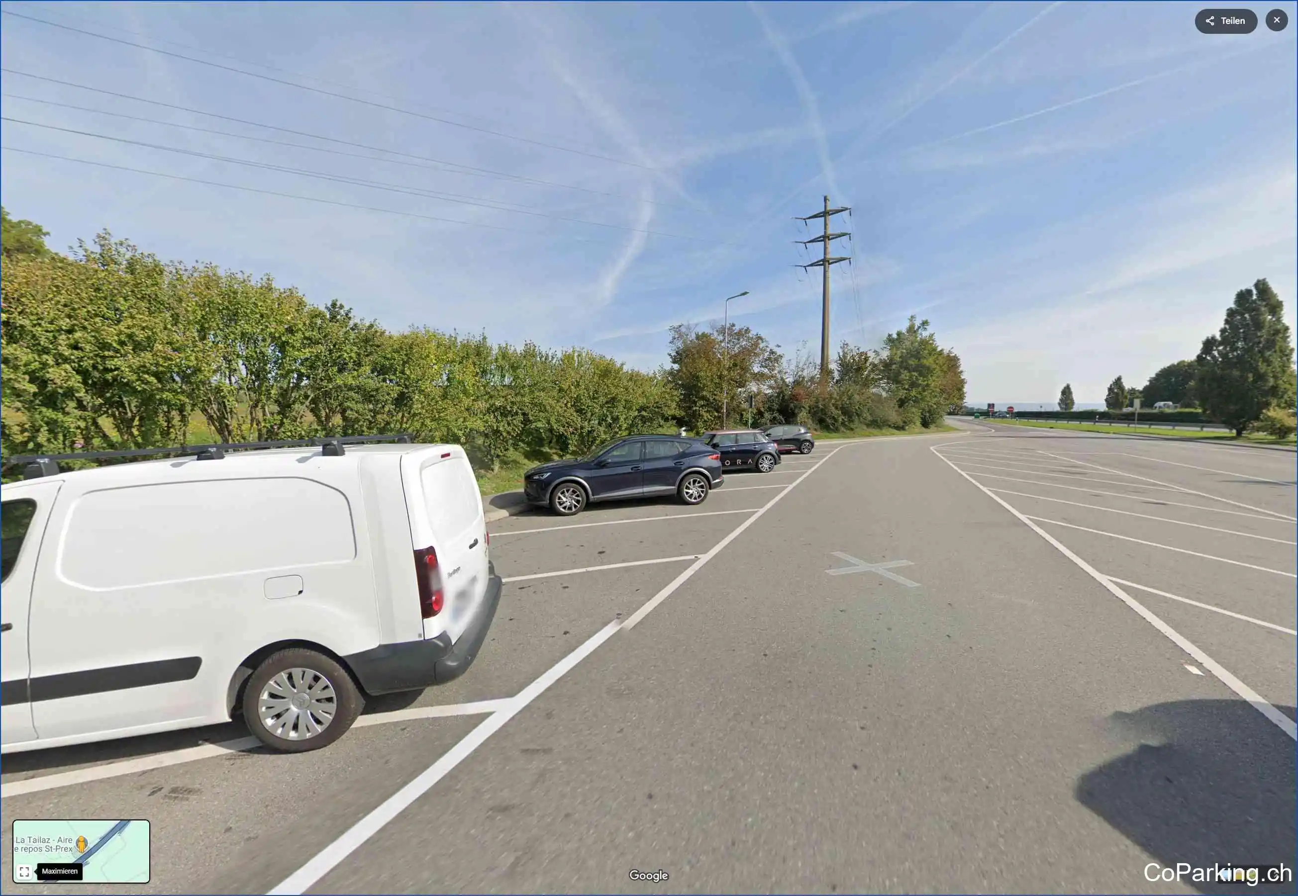 Rastplatz A1 Saint-Prex Süd, Nationalstrasse, Saint-Prex, 1162