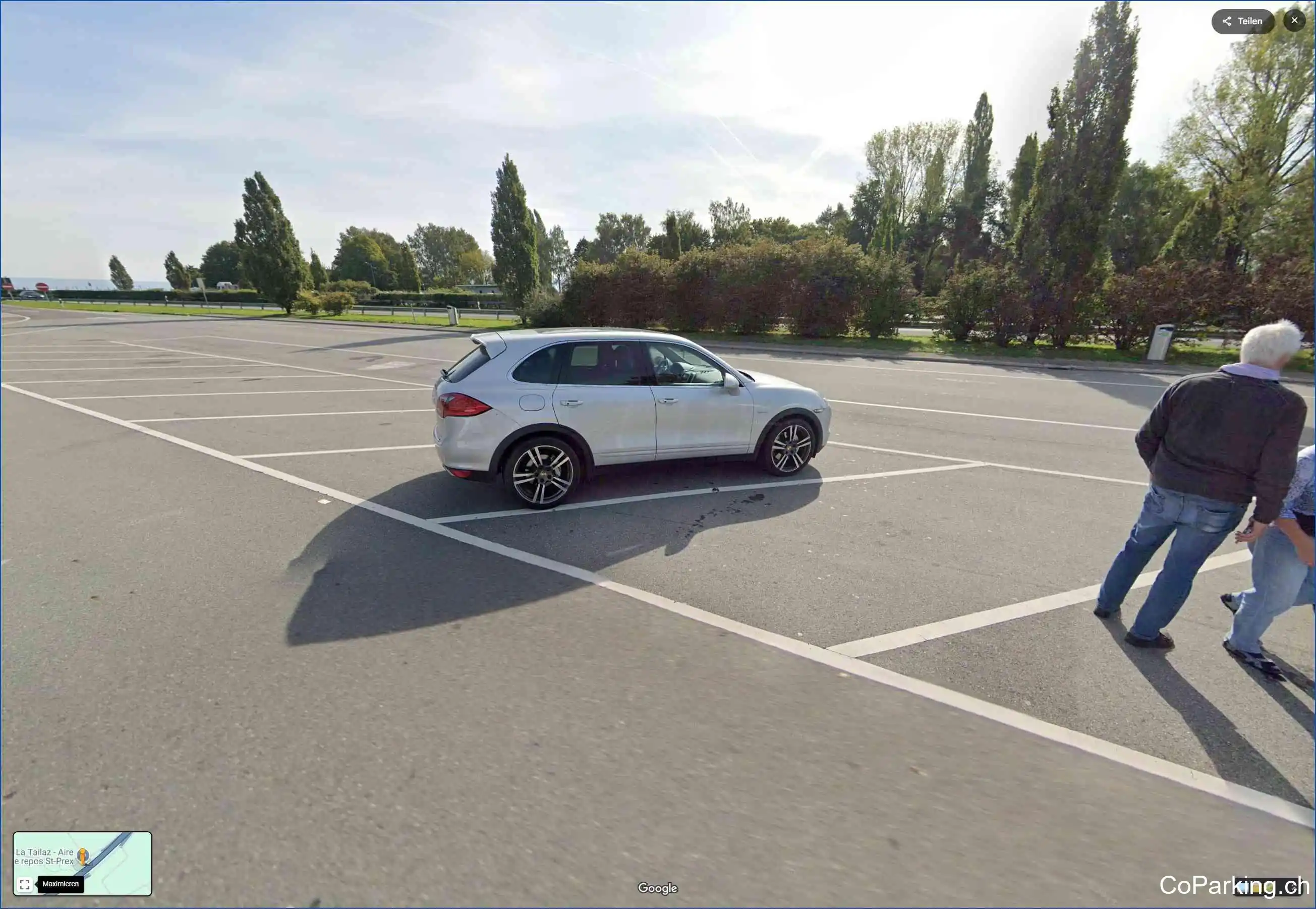 Rastplatz A1 Saint-Prex Süd, Nationalstrasse, Saint-Prex, 1162