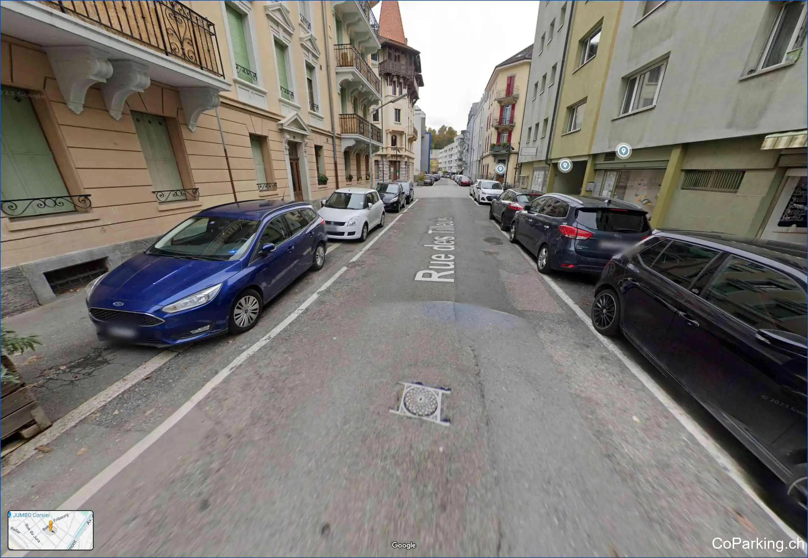 Parking Rue des Tilleuls, Rue des Tilleuls, Vevey, 1800