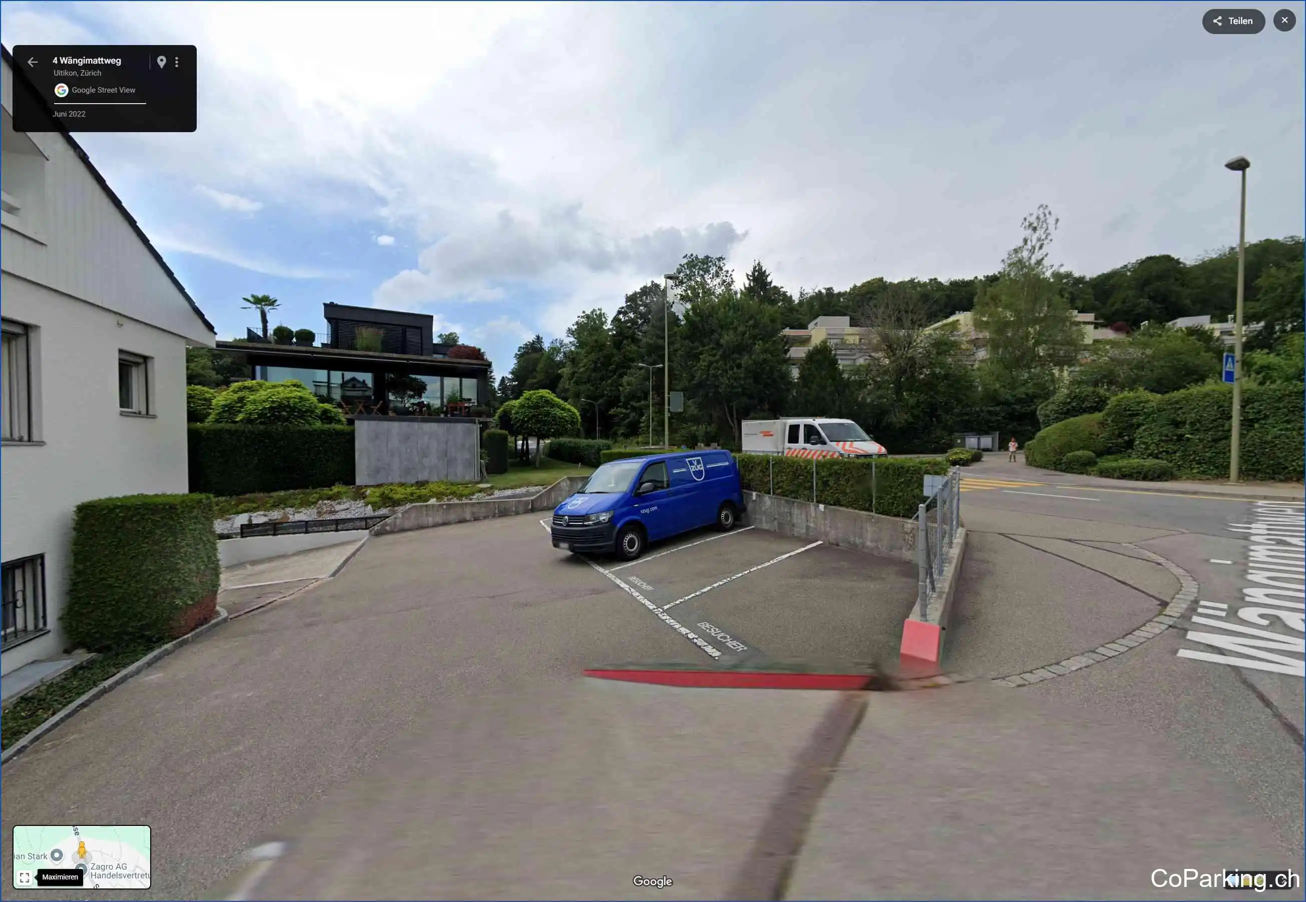 Parking Wängimattweg, Wängimattweg, Uitikon, 8142