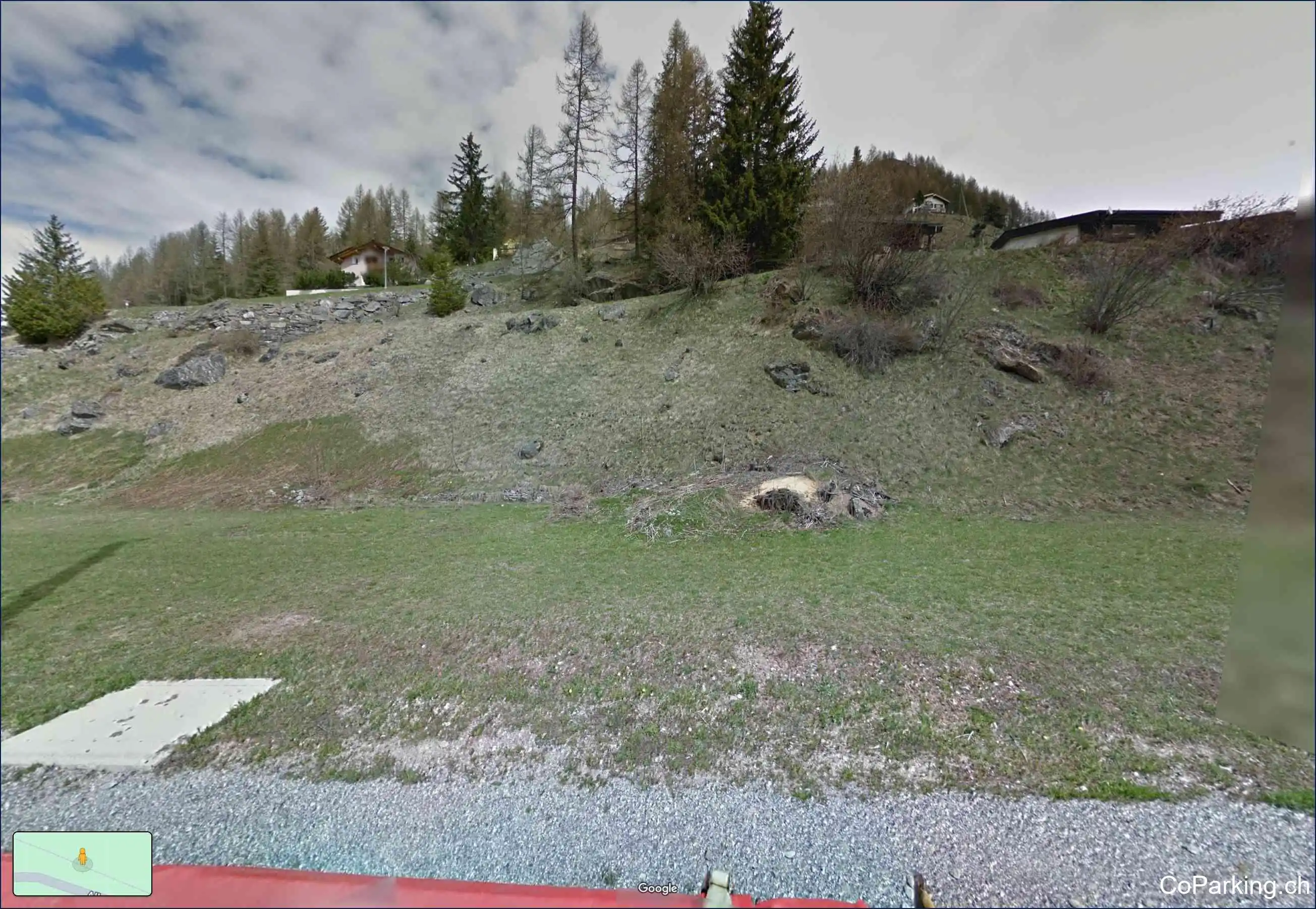 Parking Albulastr., Albula Passstrasse, Bergün, 7482
