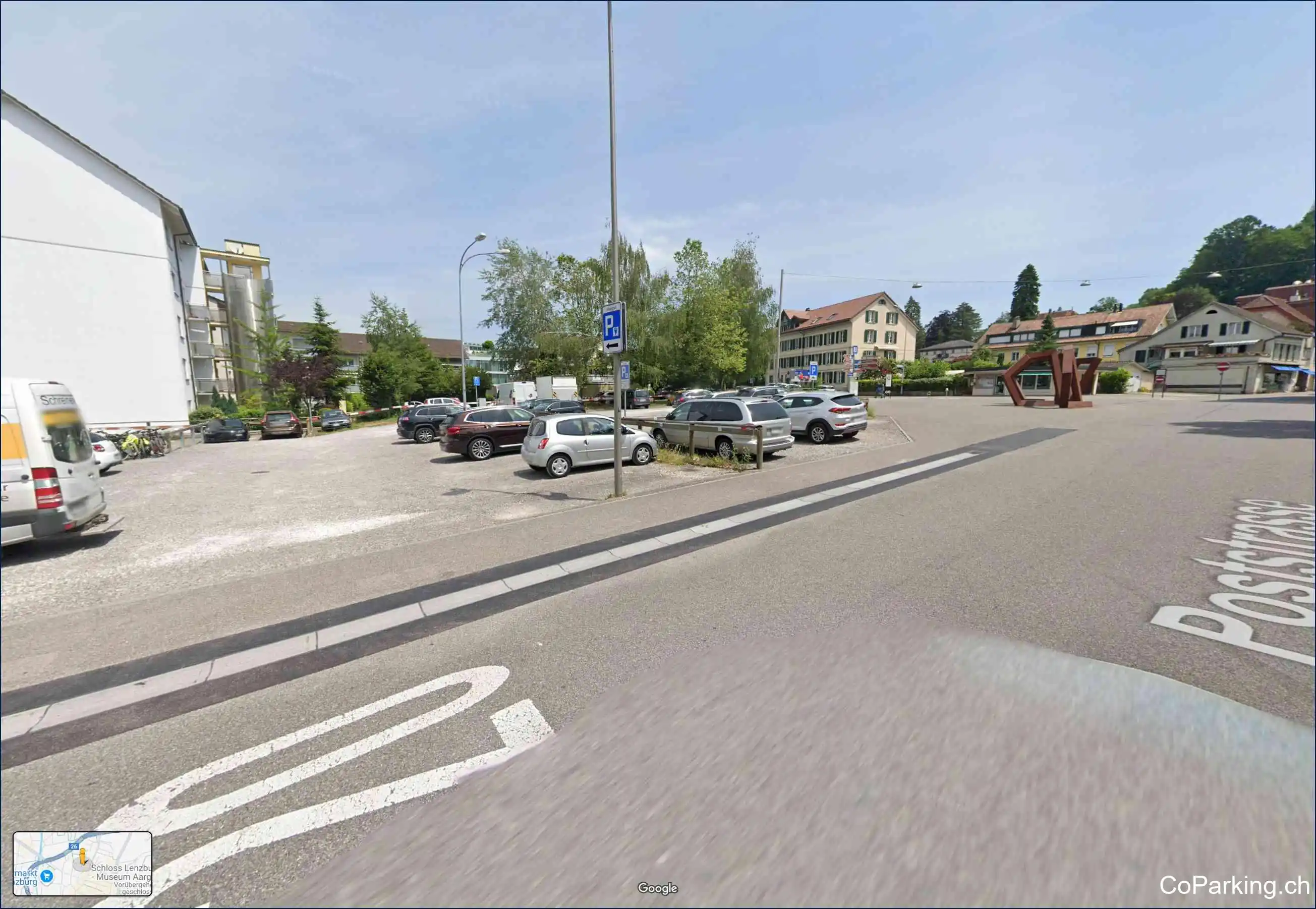 Parking Erlengut/Poststr., Poststrasse, Lenzburg, 5600