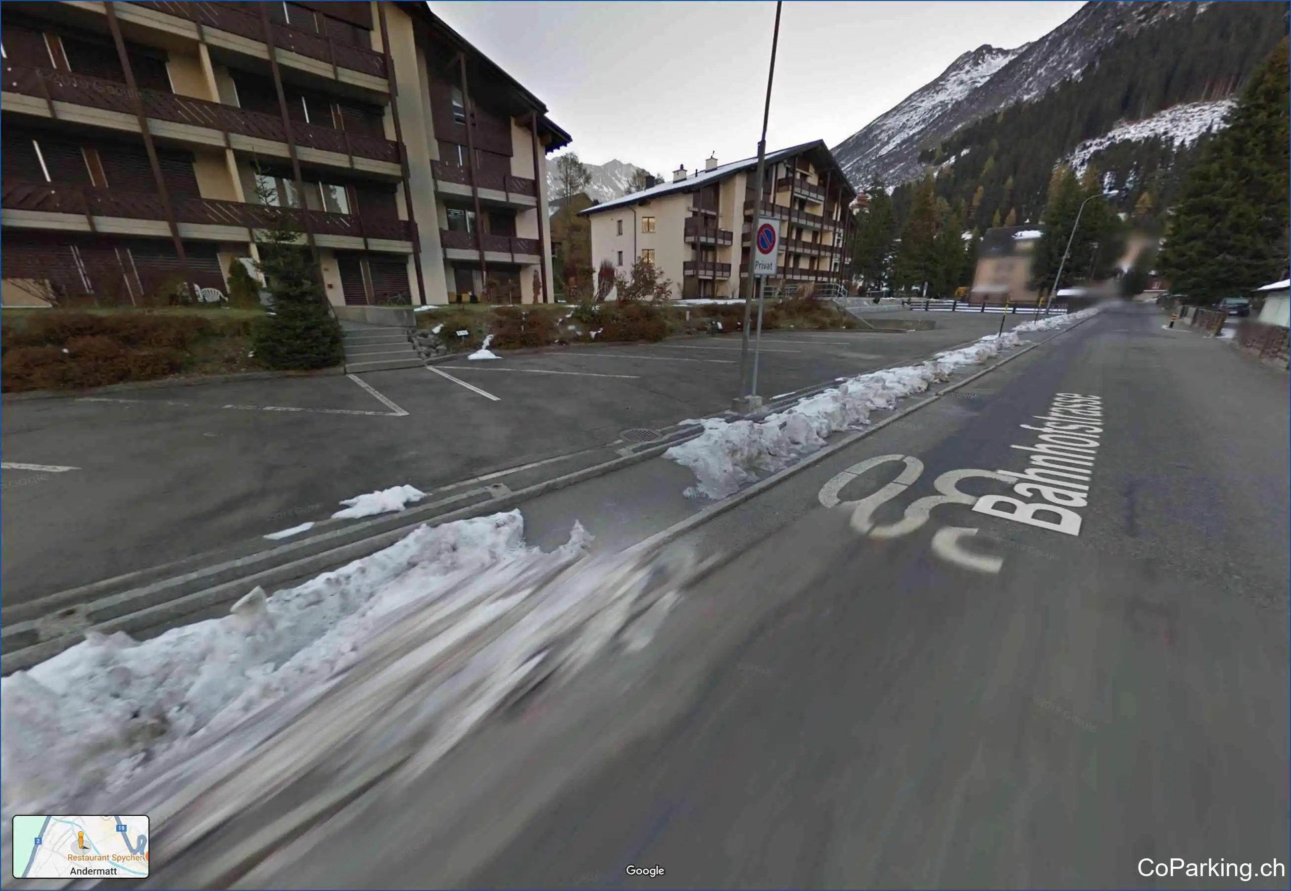 Parking Bahnhofstr., Bahnhofstrasse, Andermatt, 6490