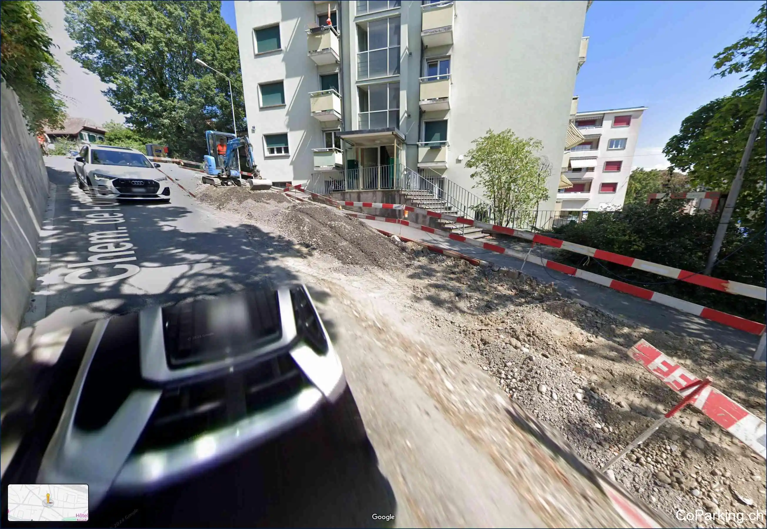 Parking Chemin de Fontenay, Chemin de Fontenay, Lausanne, 1007