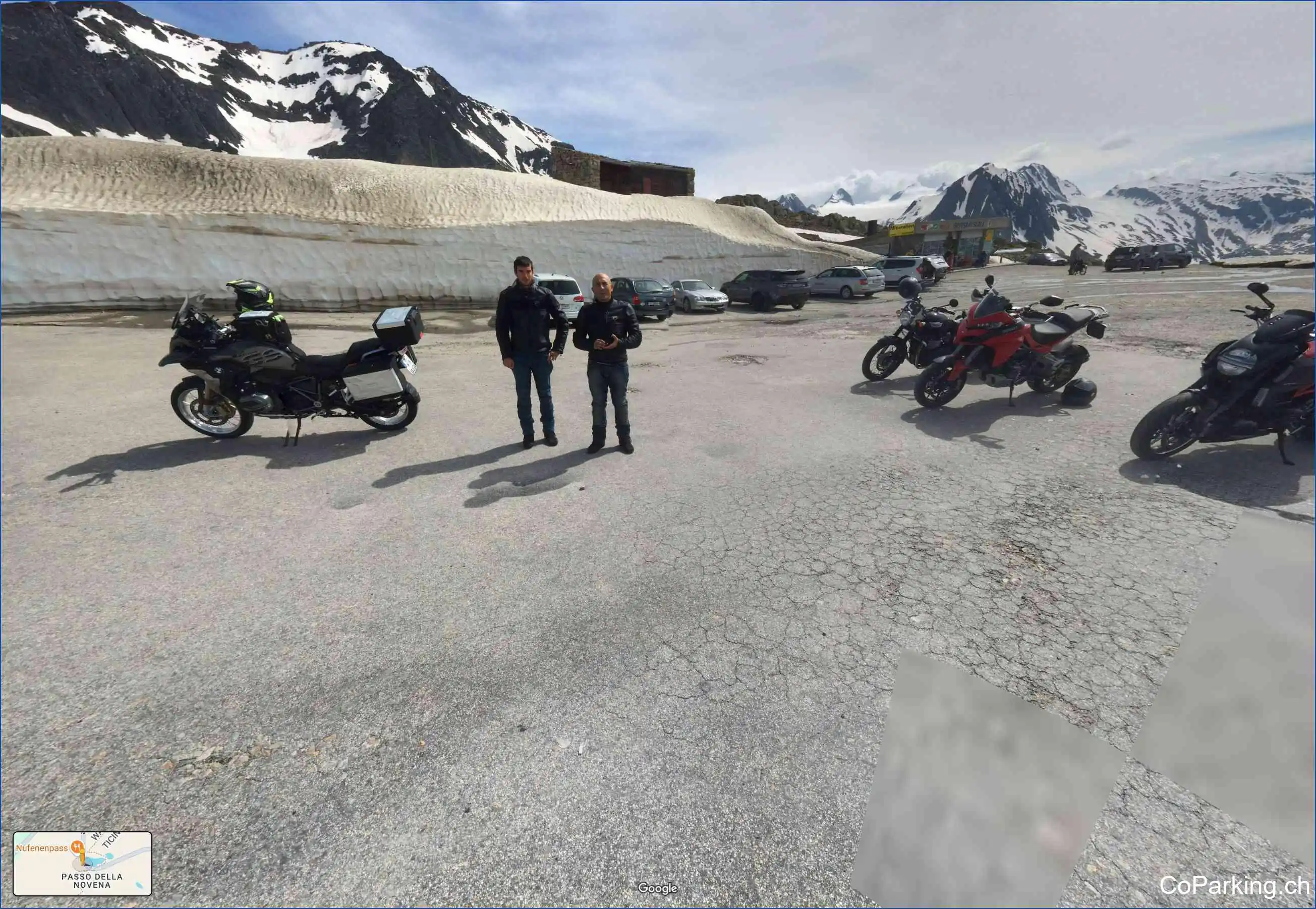 Parking Nufenenpass Passhöhe, Passstrasse, Ulrichen - Airolo, 3988