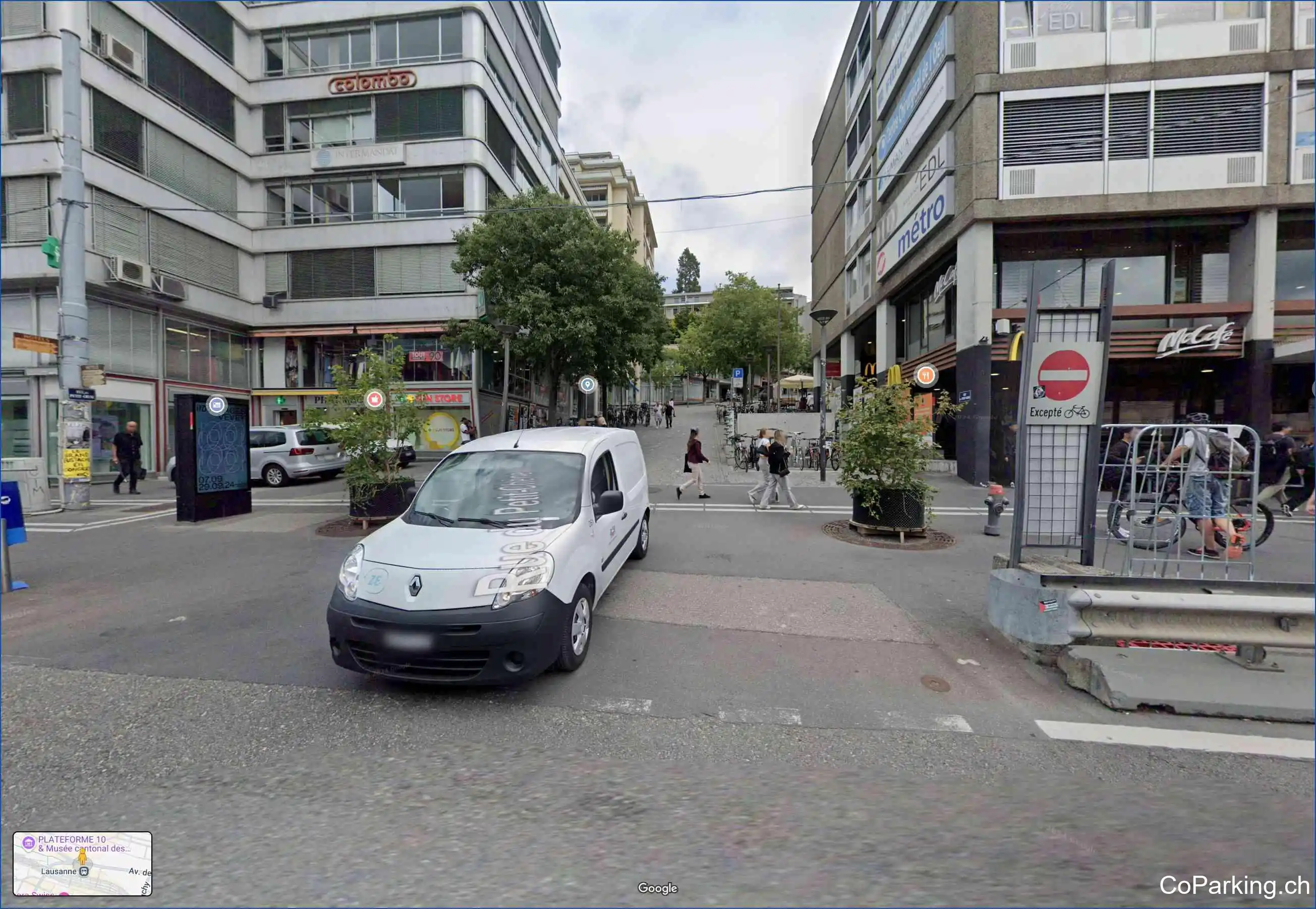 Parking Place de la Gare, Place de la Gare, Lausanne, 1001