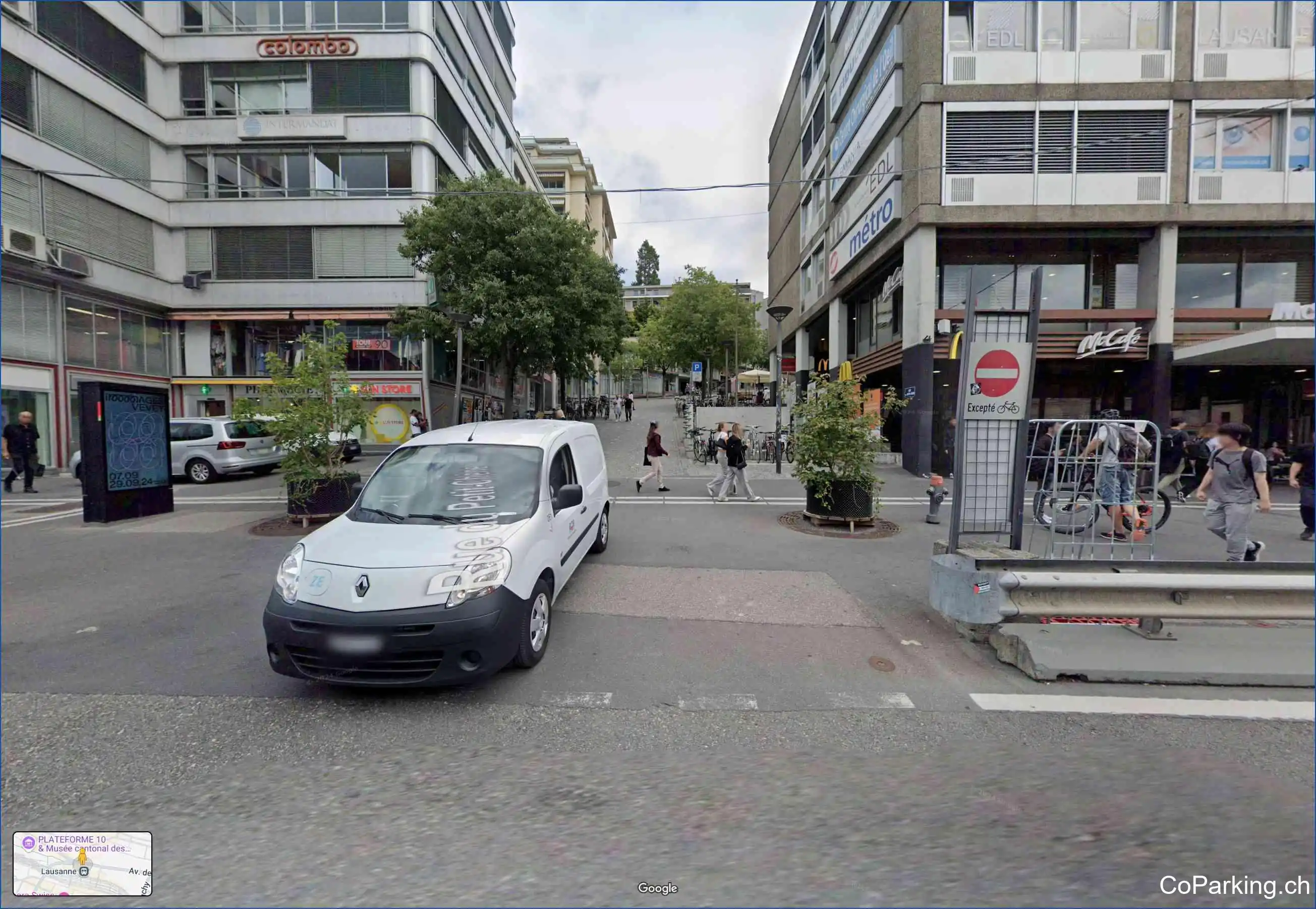 Parking Place de la Gare, Place de la Gare, Lausanne, 1001