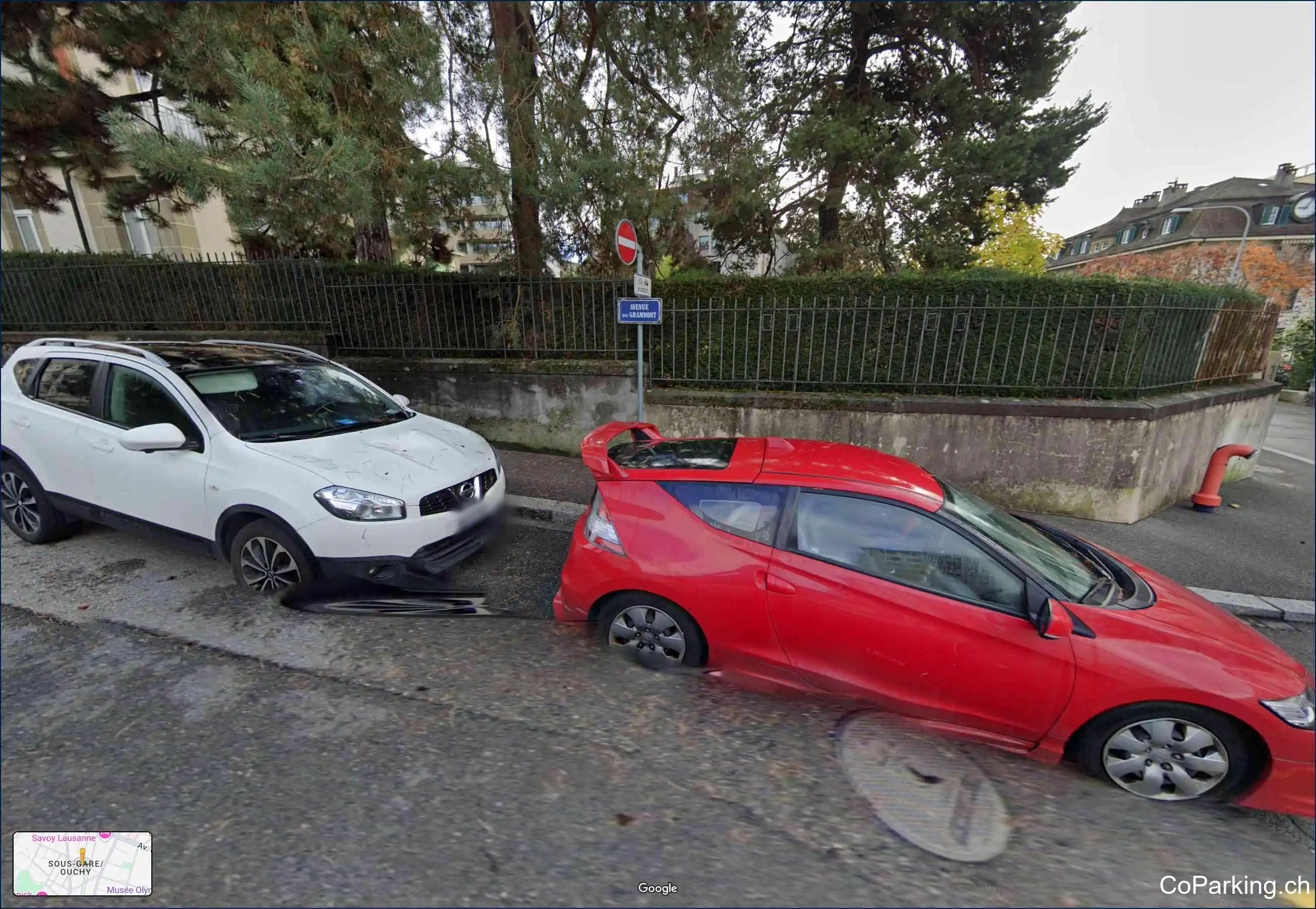 Parking Rue des Fontenailles, Rue des Fontenailles, Lausanne, 1001
