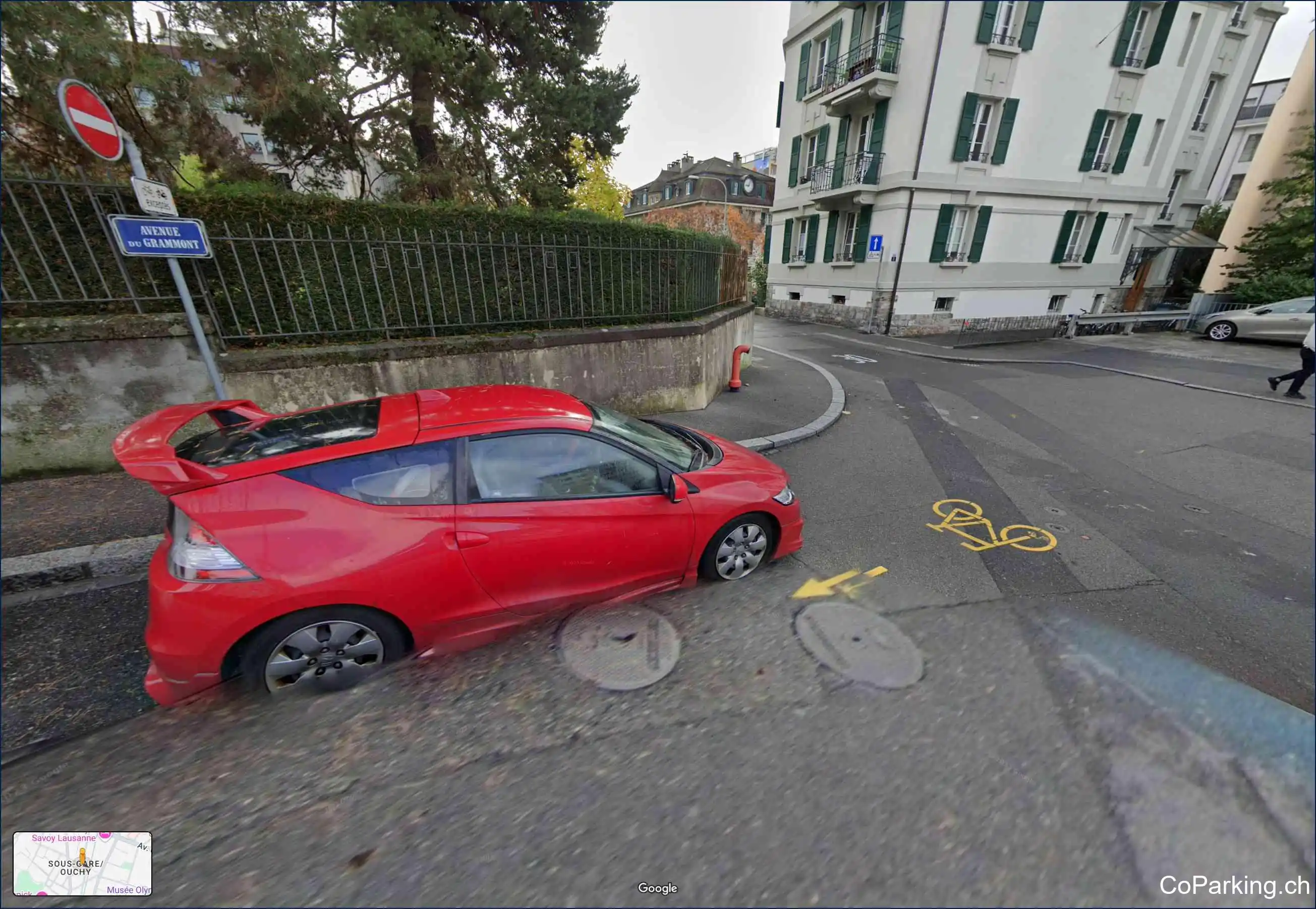 Parking Rue des Fontenailles, Rue des Fontenailles, Lausanne, 1001