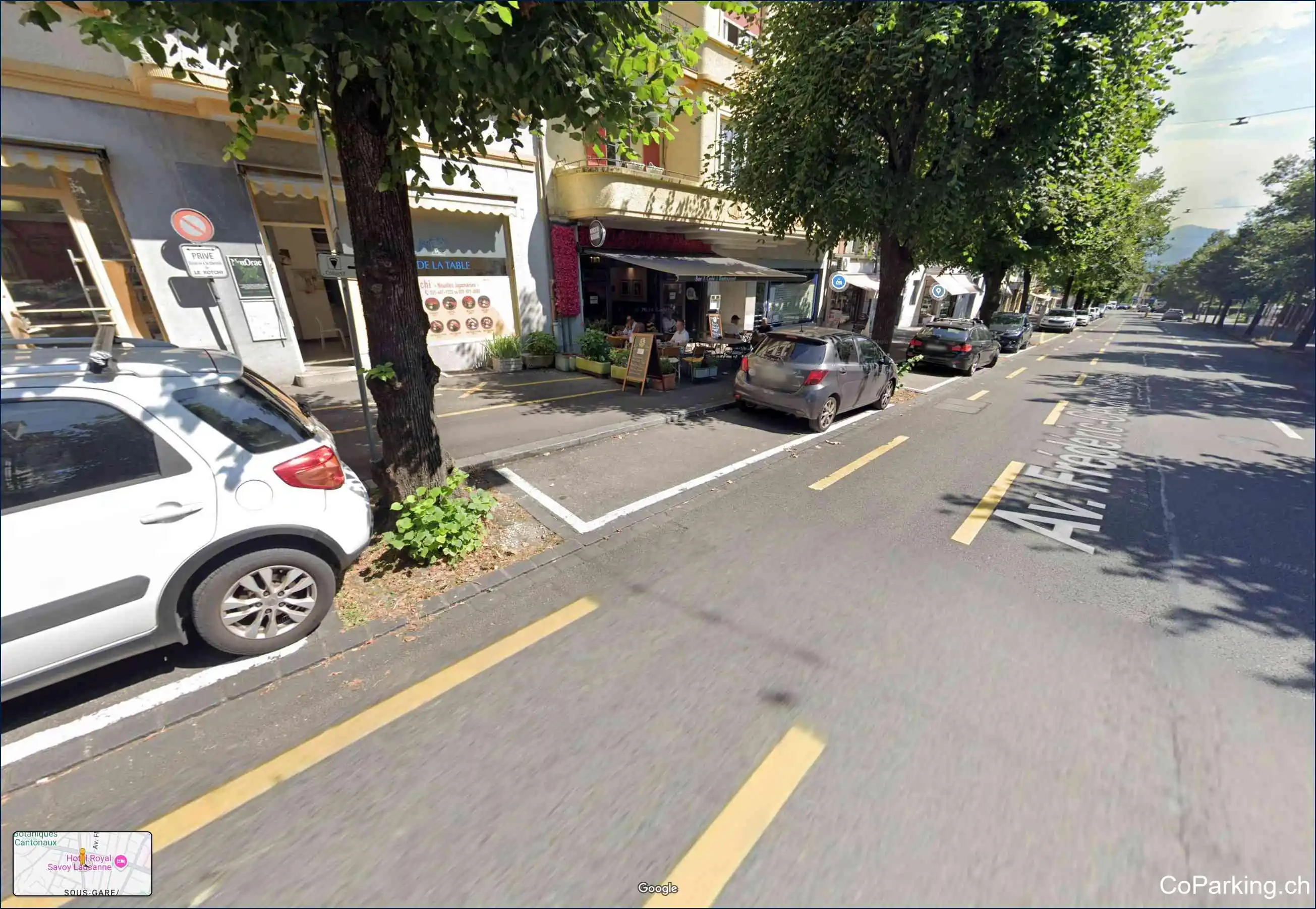 Parking Av. Frédéric-César-de-La-Harpe, Avenue Frédéric-César-de-La-Harpe, Lausanne, 1001