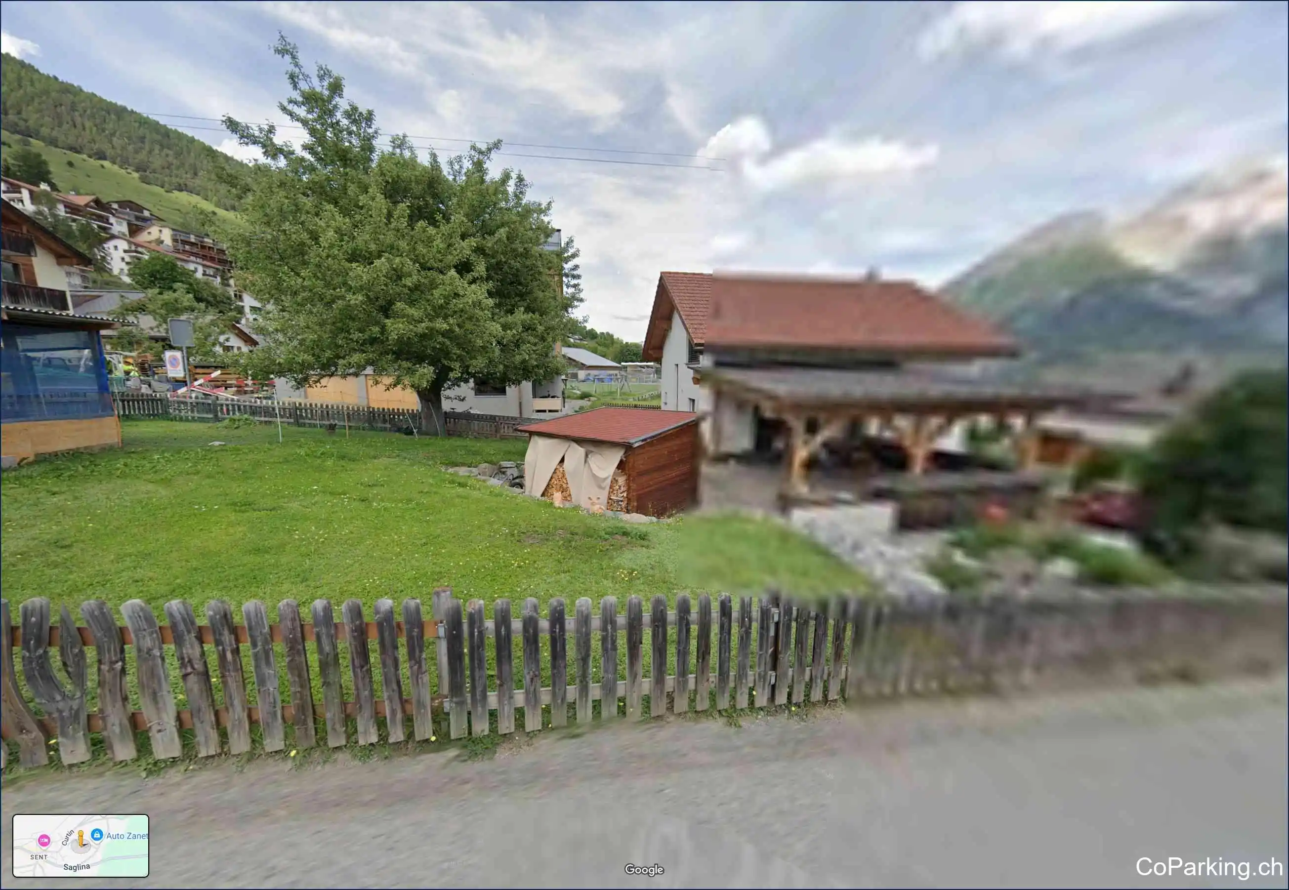 Parking Fussballplatz, Curtin Sot, Sent, 7554