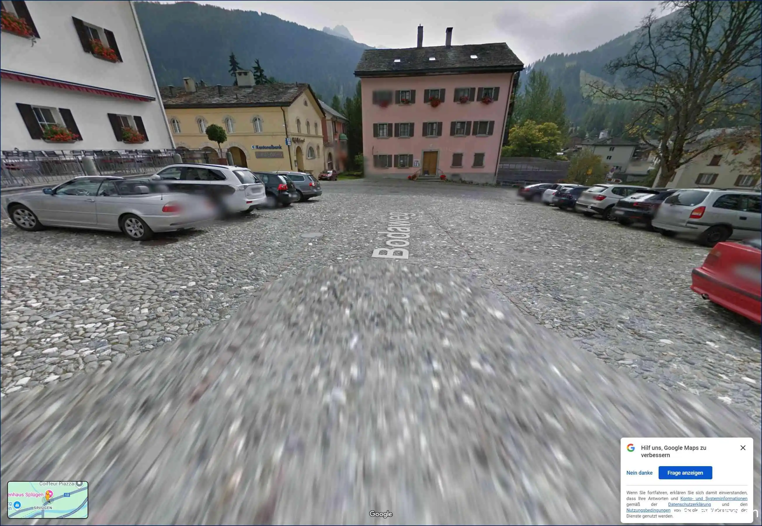 Parking Bodenplatz, Bodenplatz, Splügen, 7435