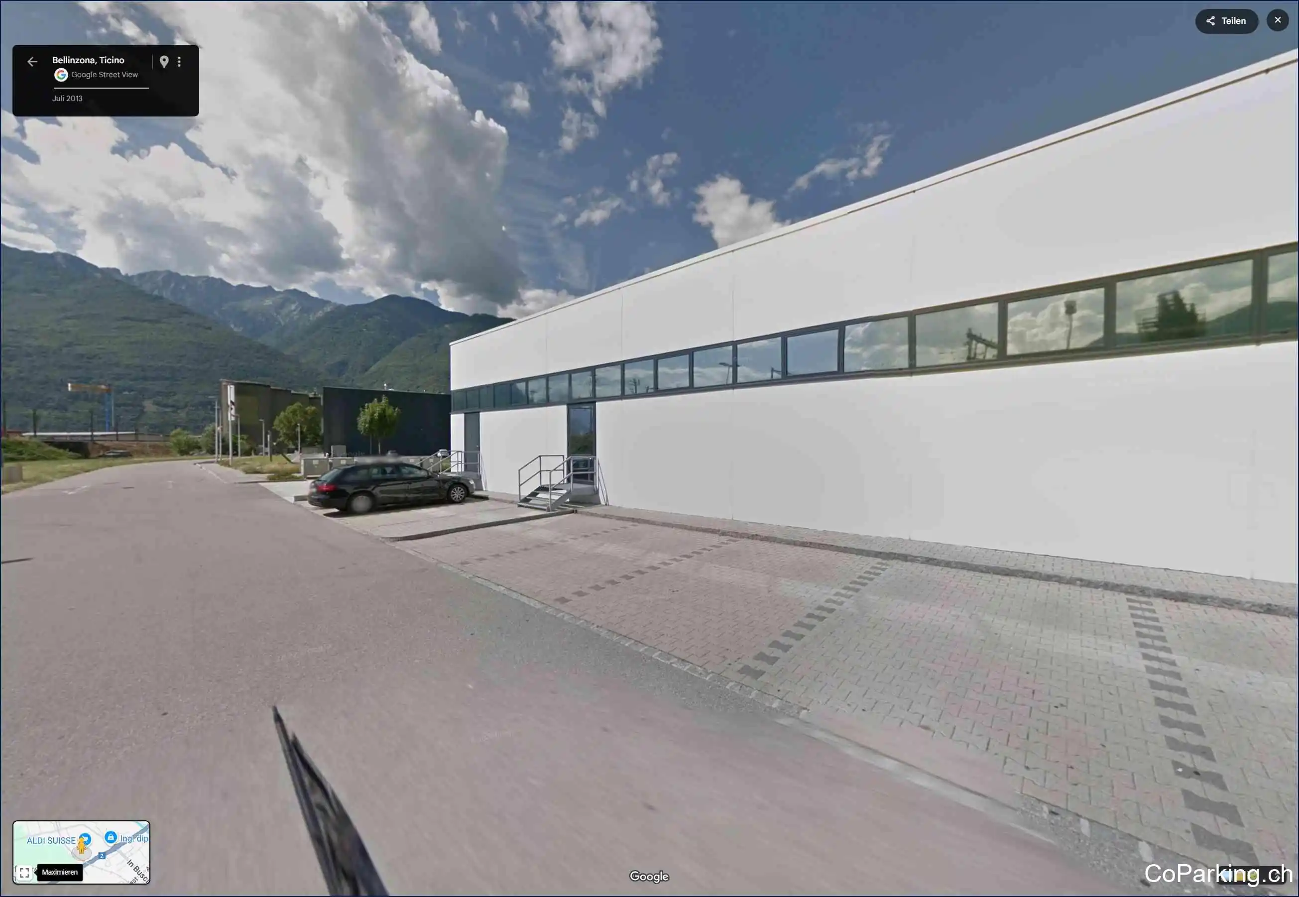Parking Via Cantonale/Aldi, Via Cantonale, Camorino, 6528