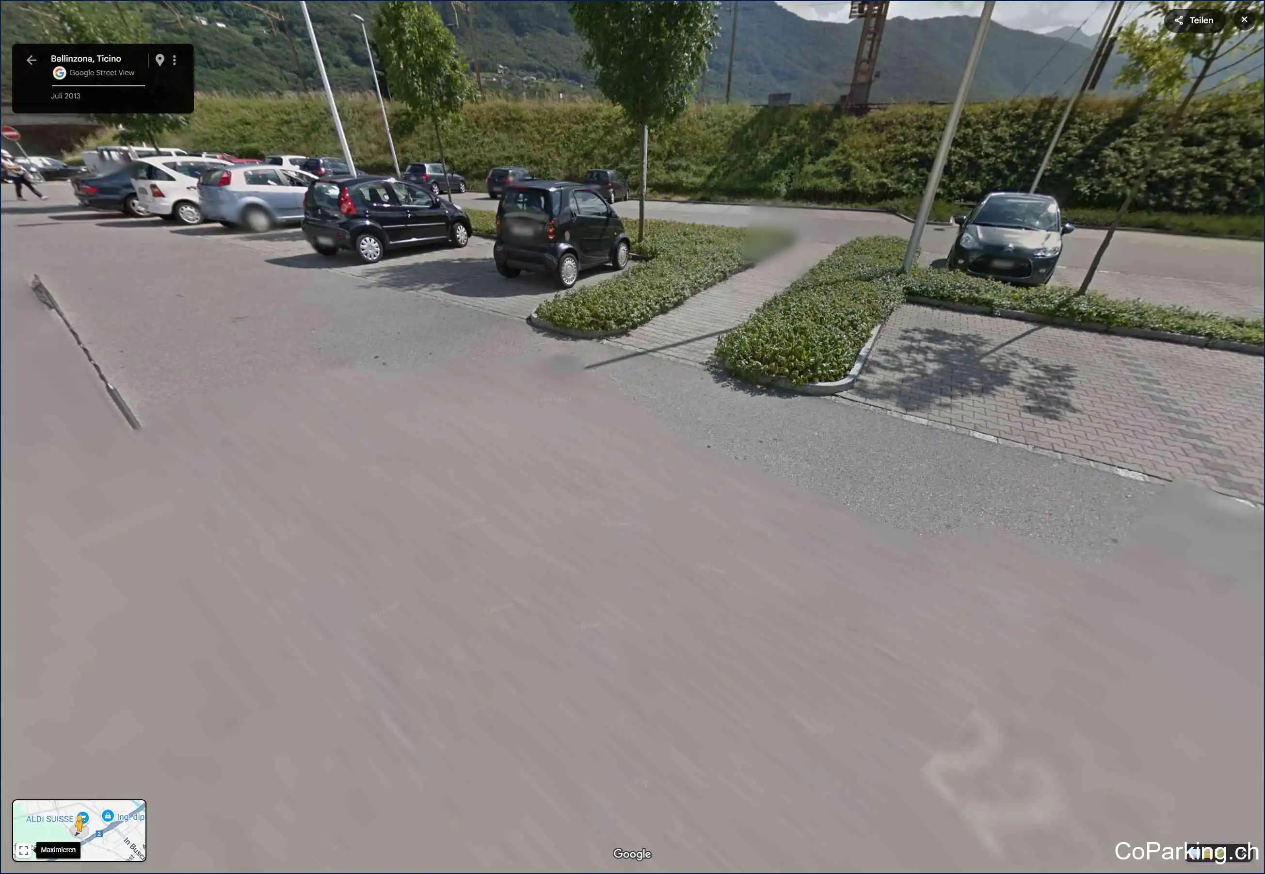 Parking Via Cantonale/Aldi, Via Cantonale, Camorino, 6528