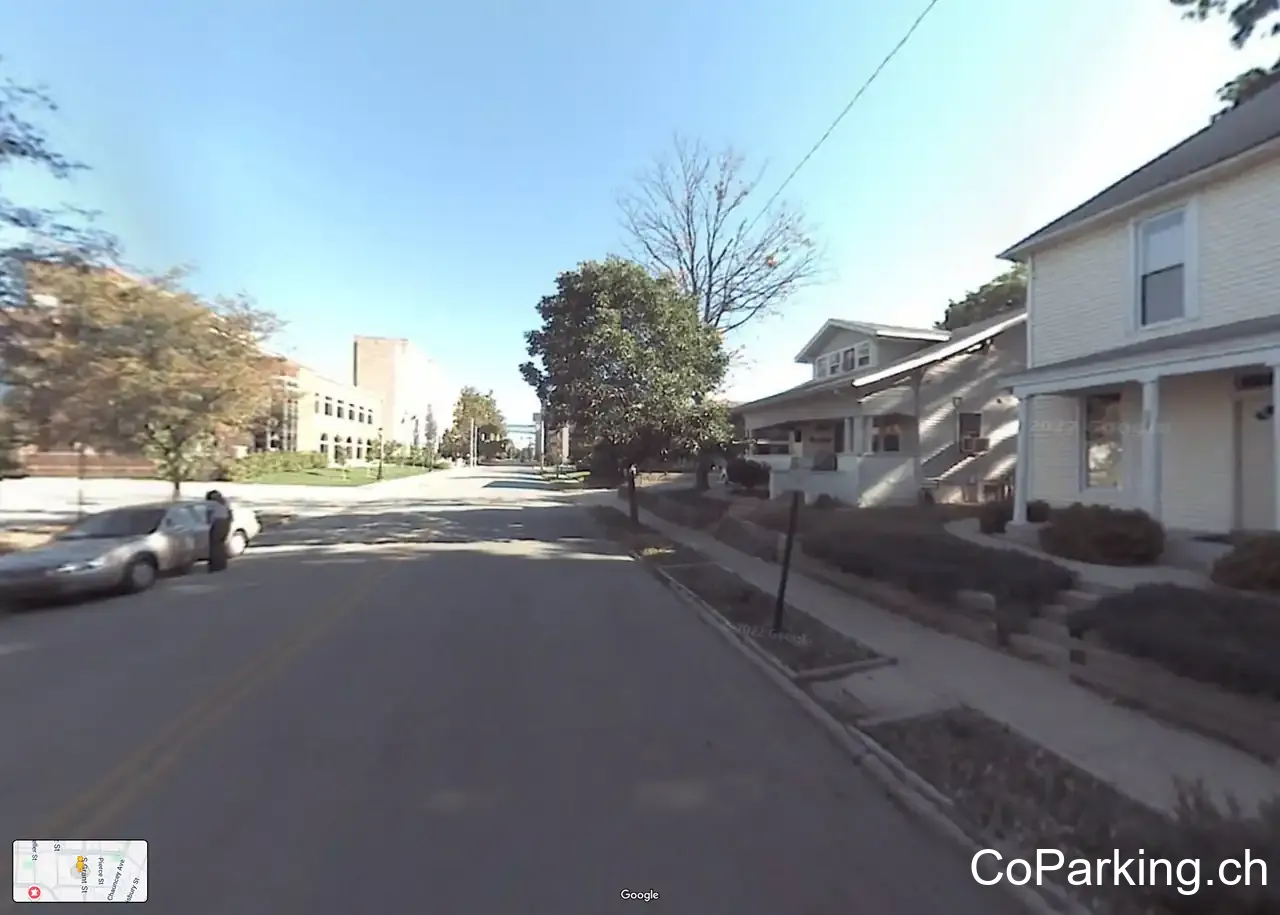 Parking lot at Young hall