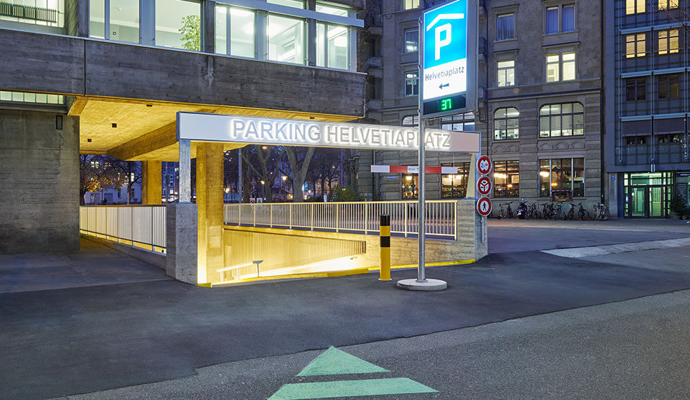 Helvetiaplatz Parkhaus Zürich