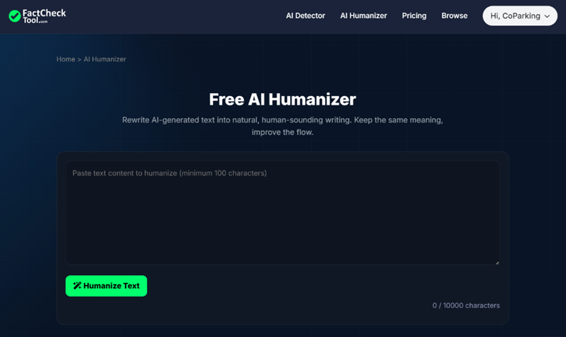 AI Humanizer Technology Illustration