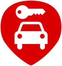 Car Rental map pin